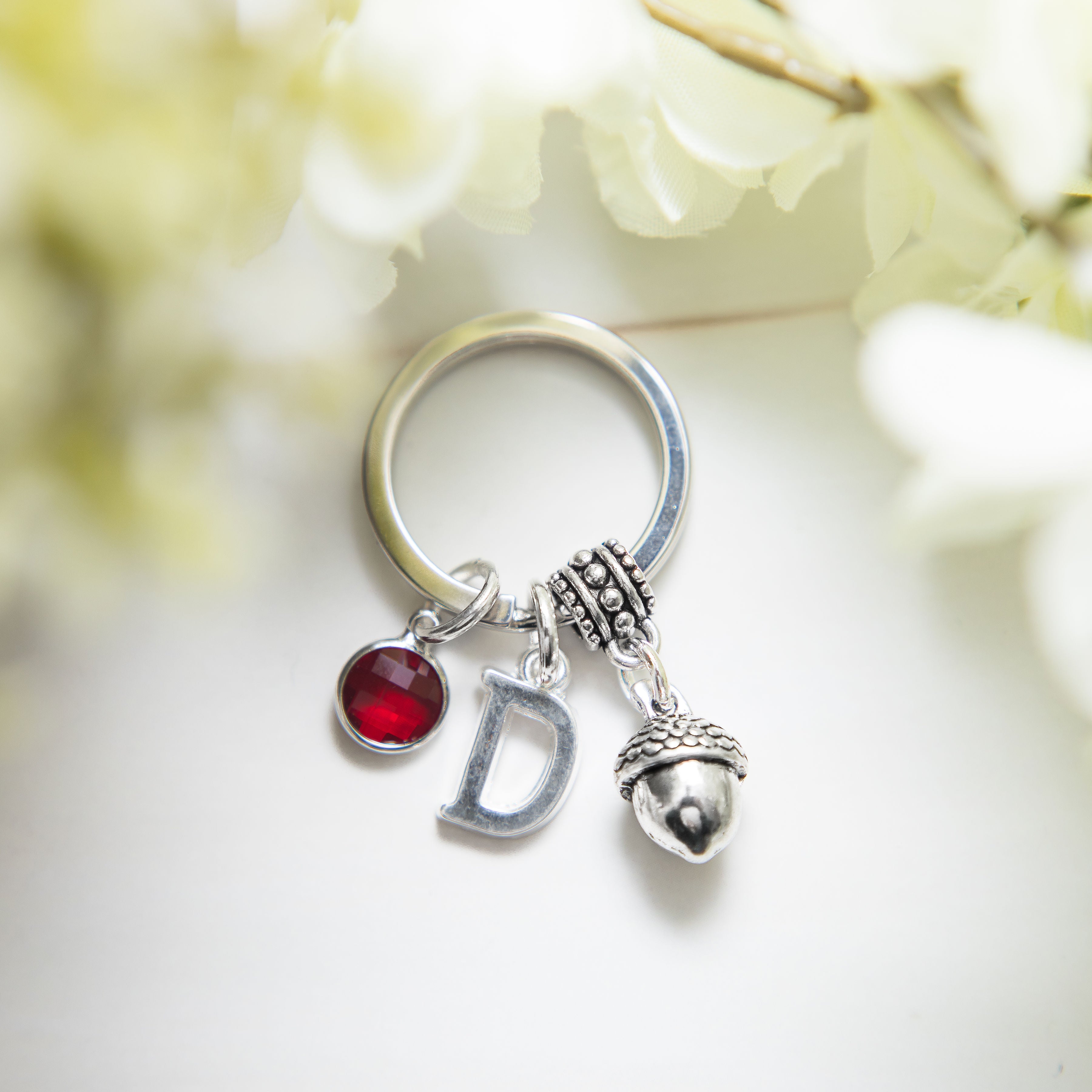 Personalised Acorn Keyring
