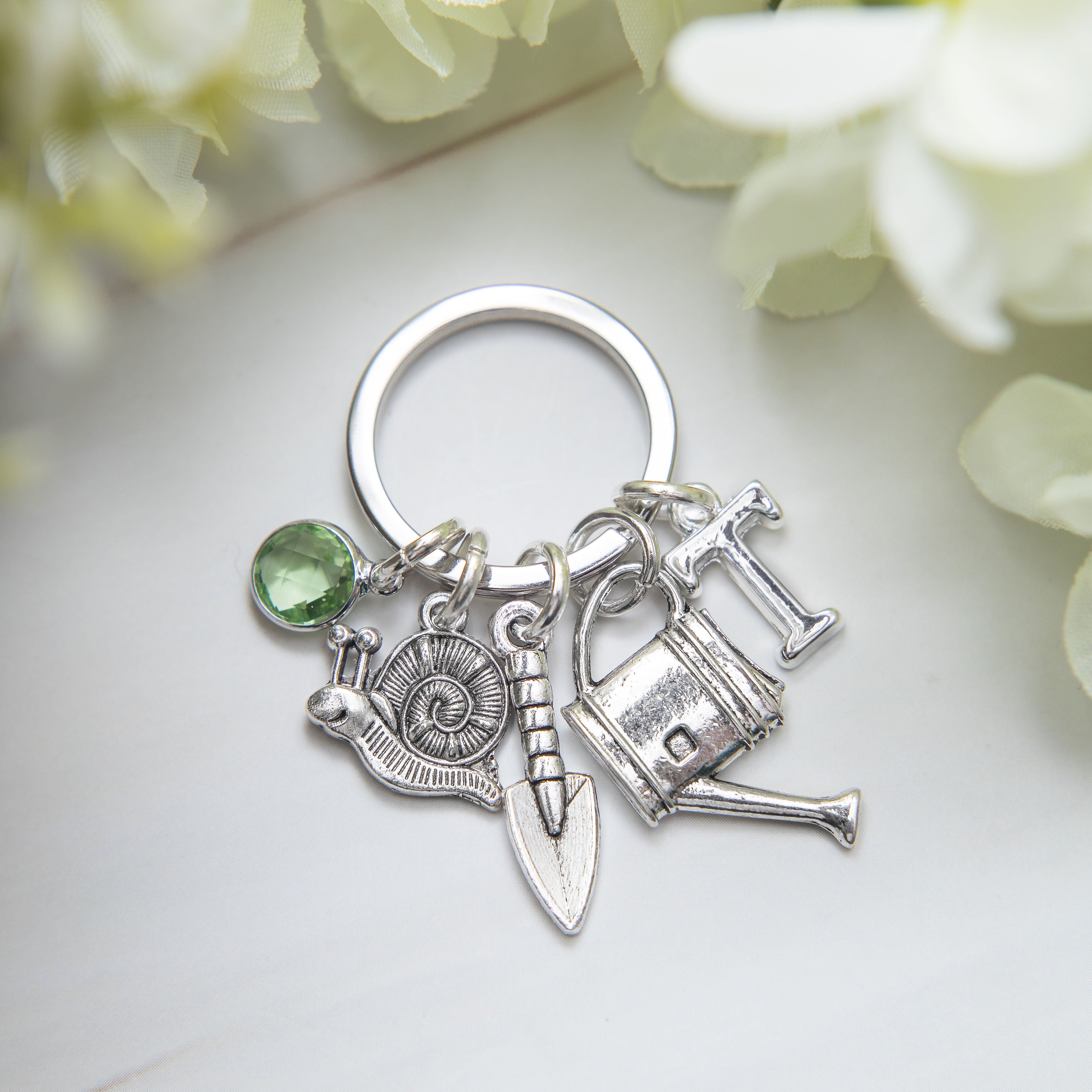 Personalised Gardening Keyring