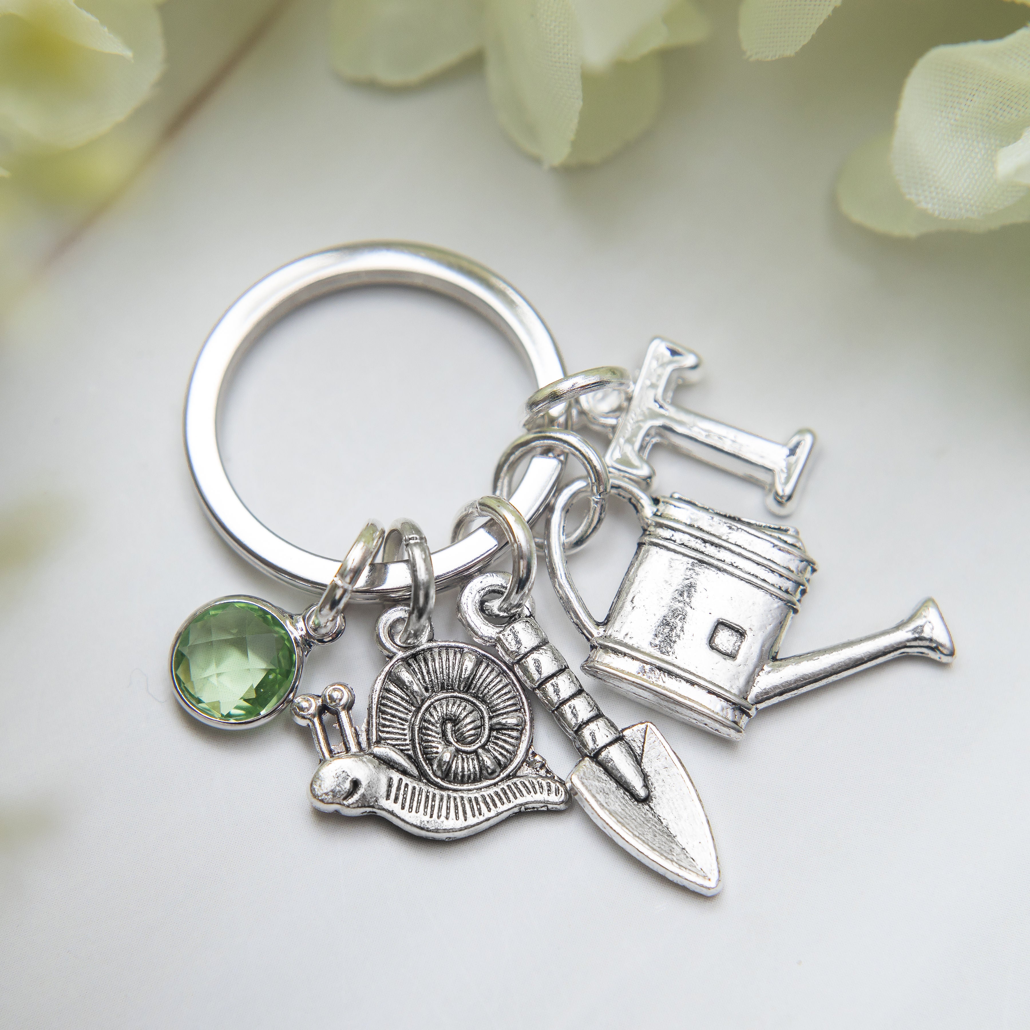 Personalised Gardening Keyring