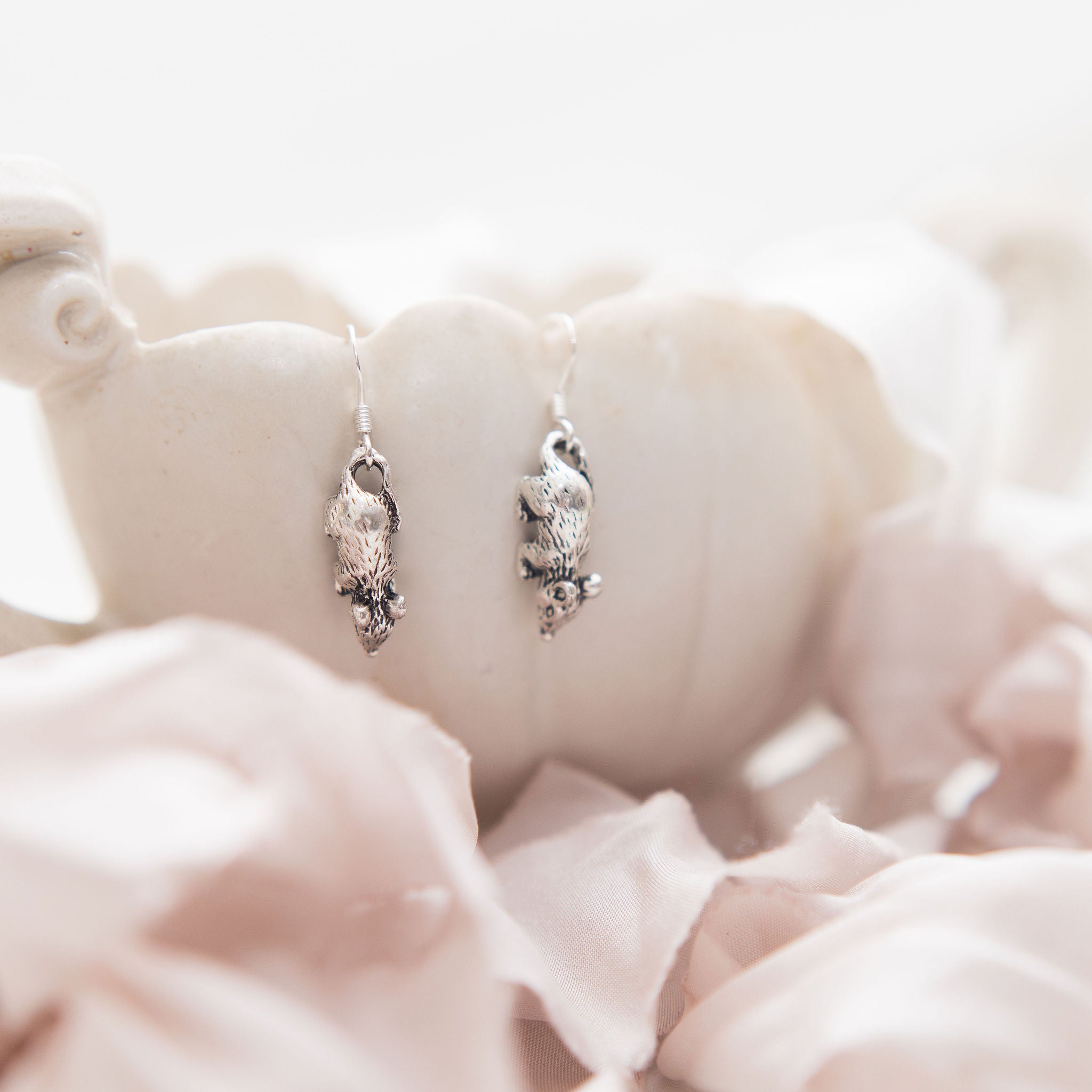 Mouse Charm Earrings