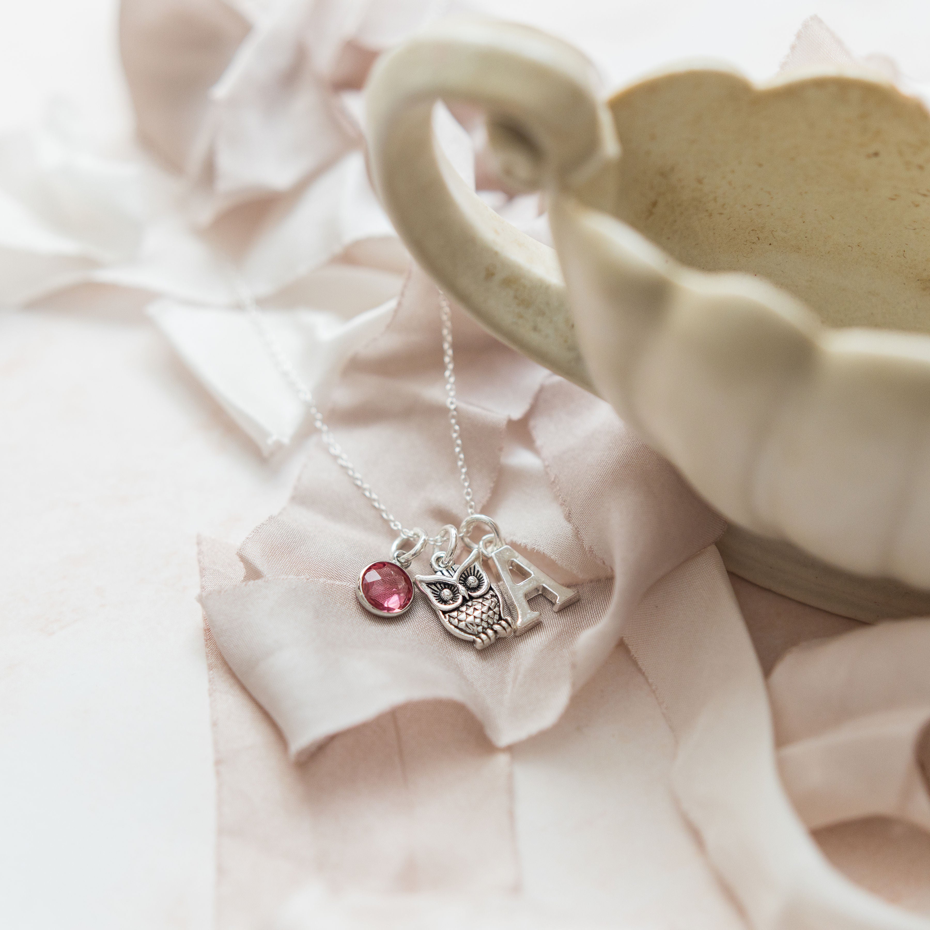 Personalised Owl Necklace