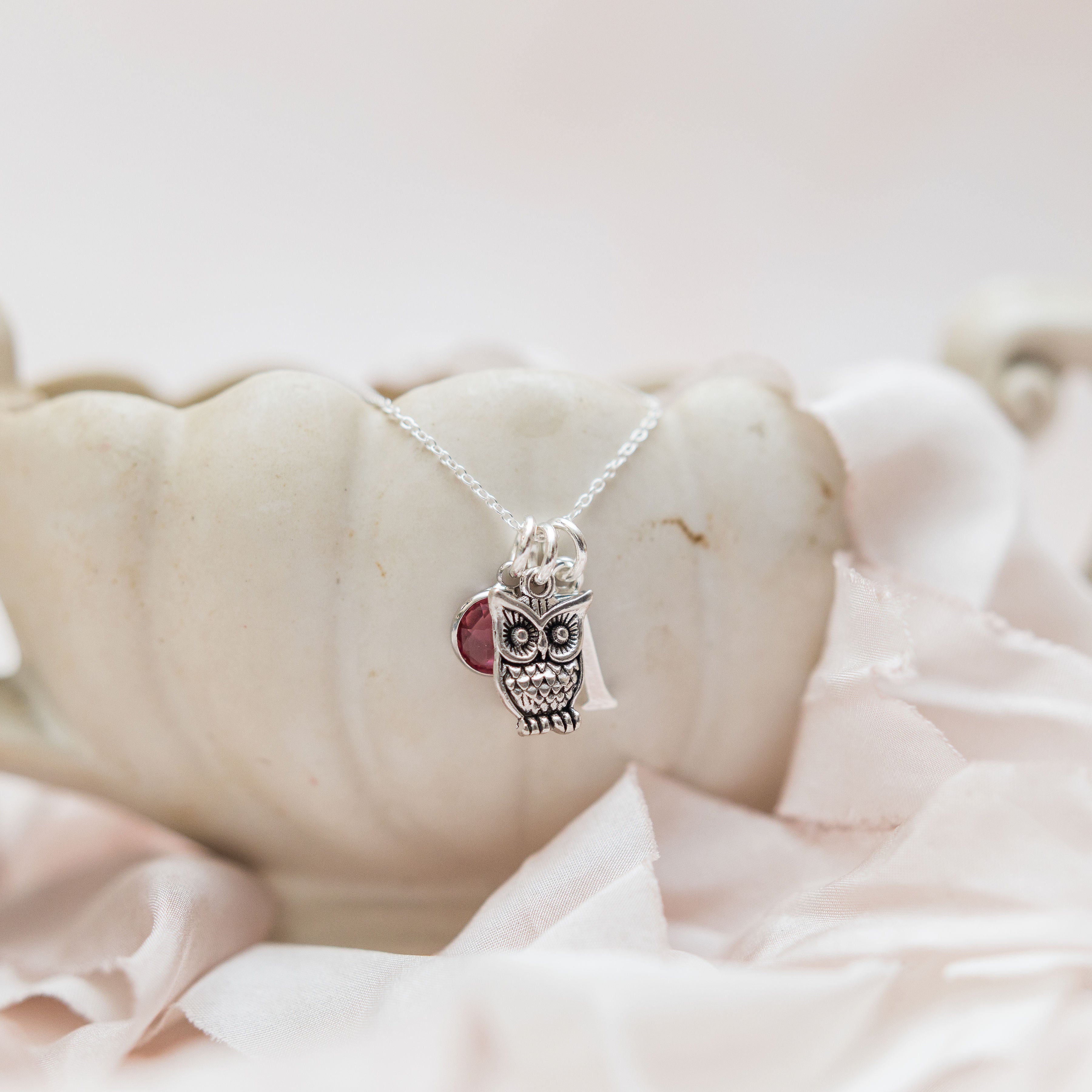 Personalised Owl Necklace