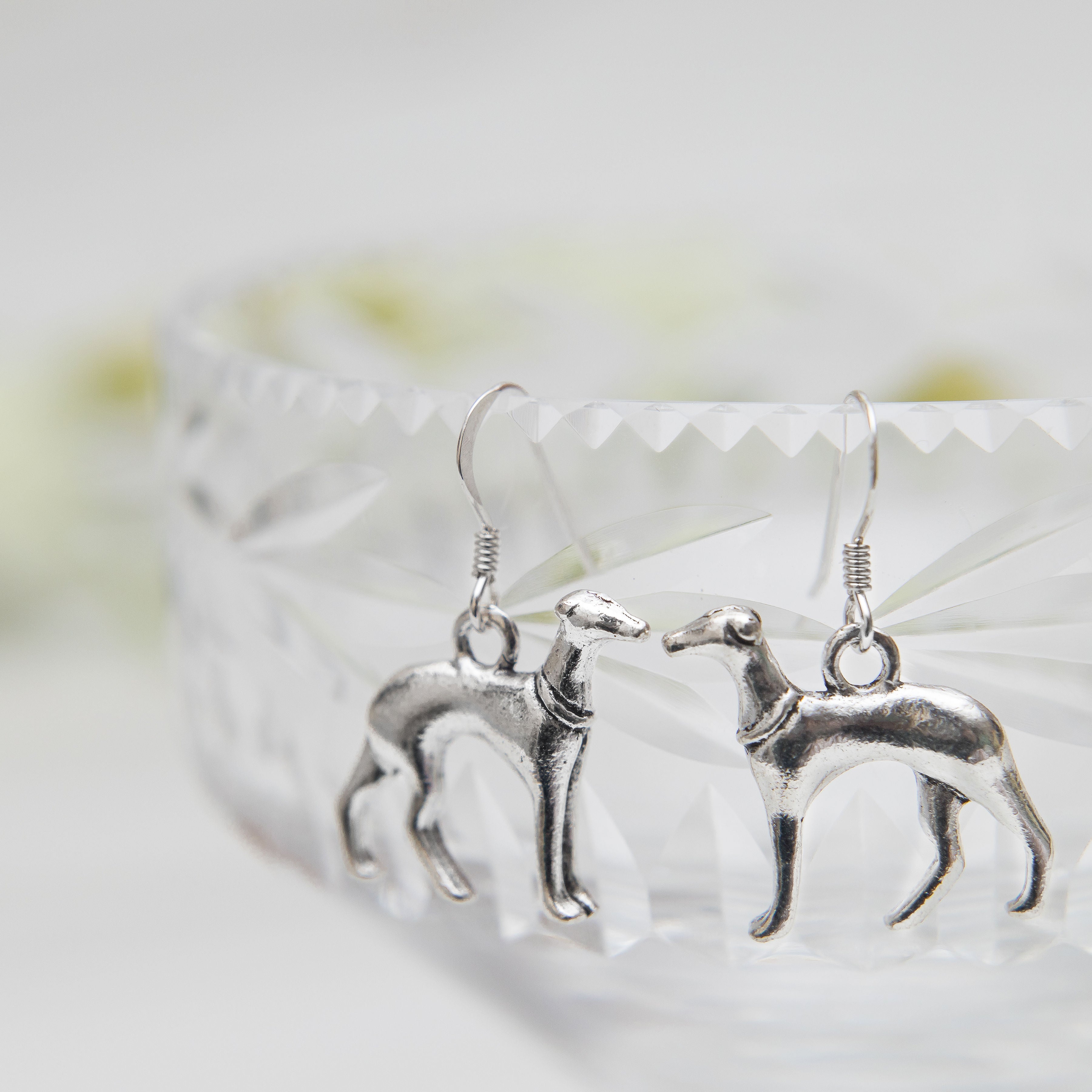 Greyhound Charm Earrings