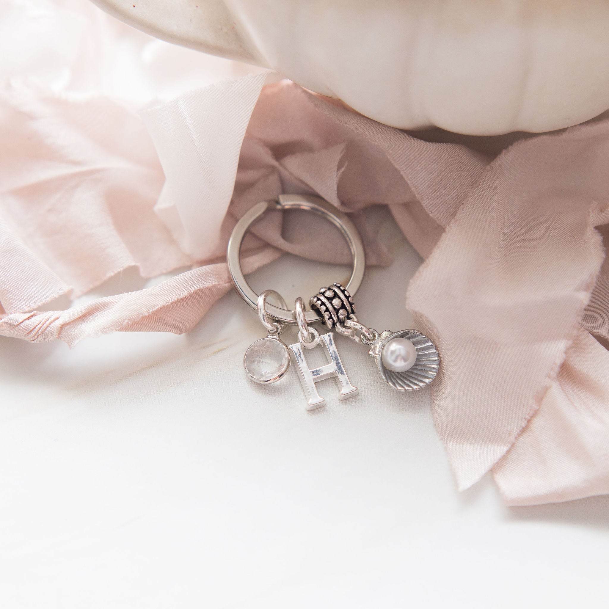 Personalised Shell Keyring