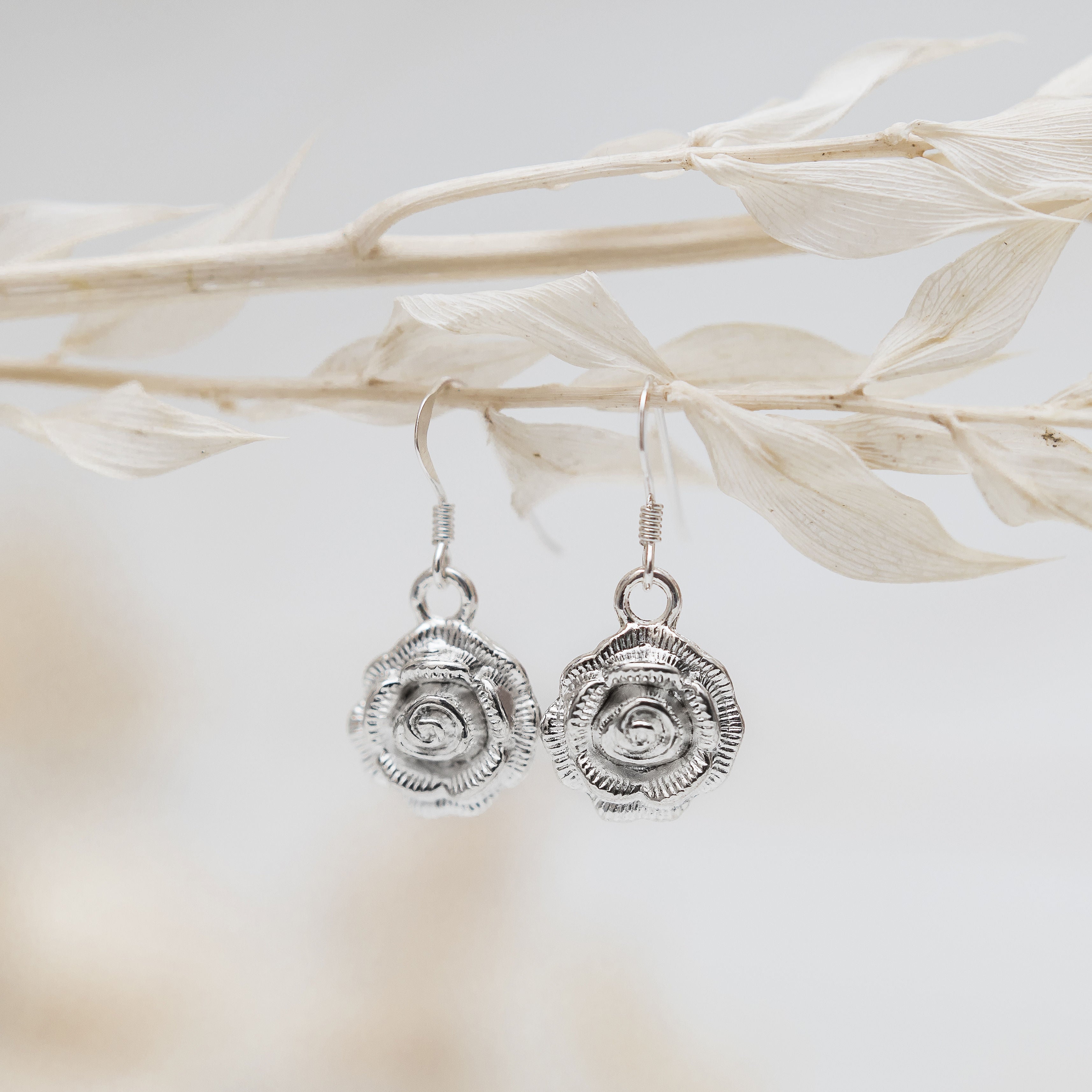Rose Charm Earrings