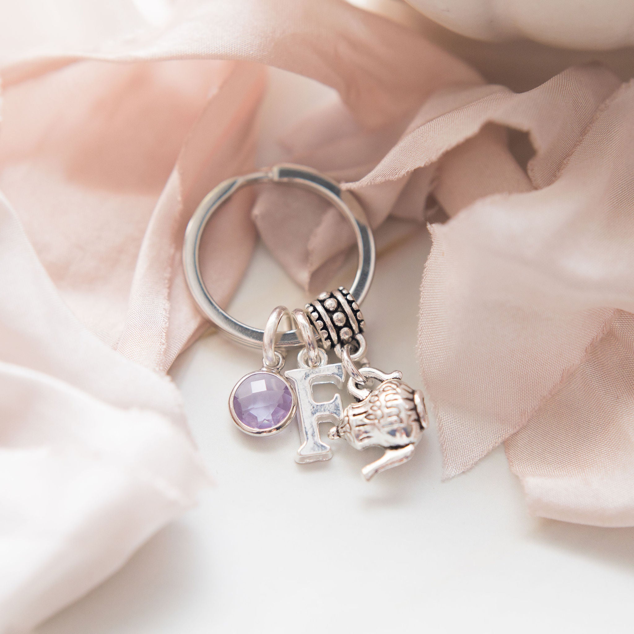 Personalised Teapot Keyring