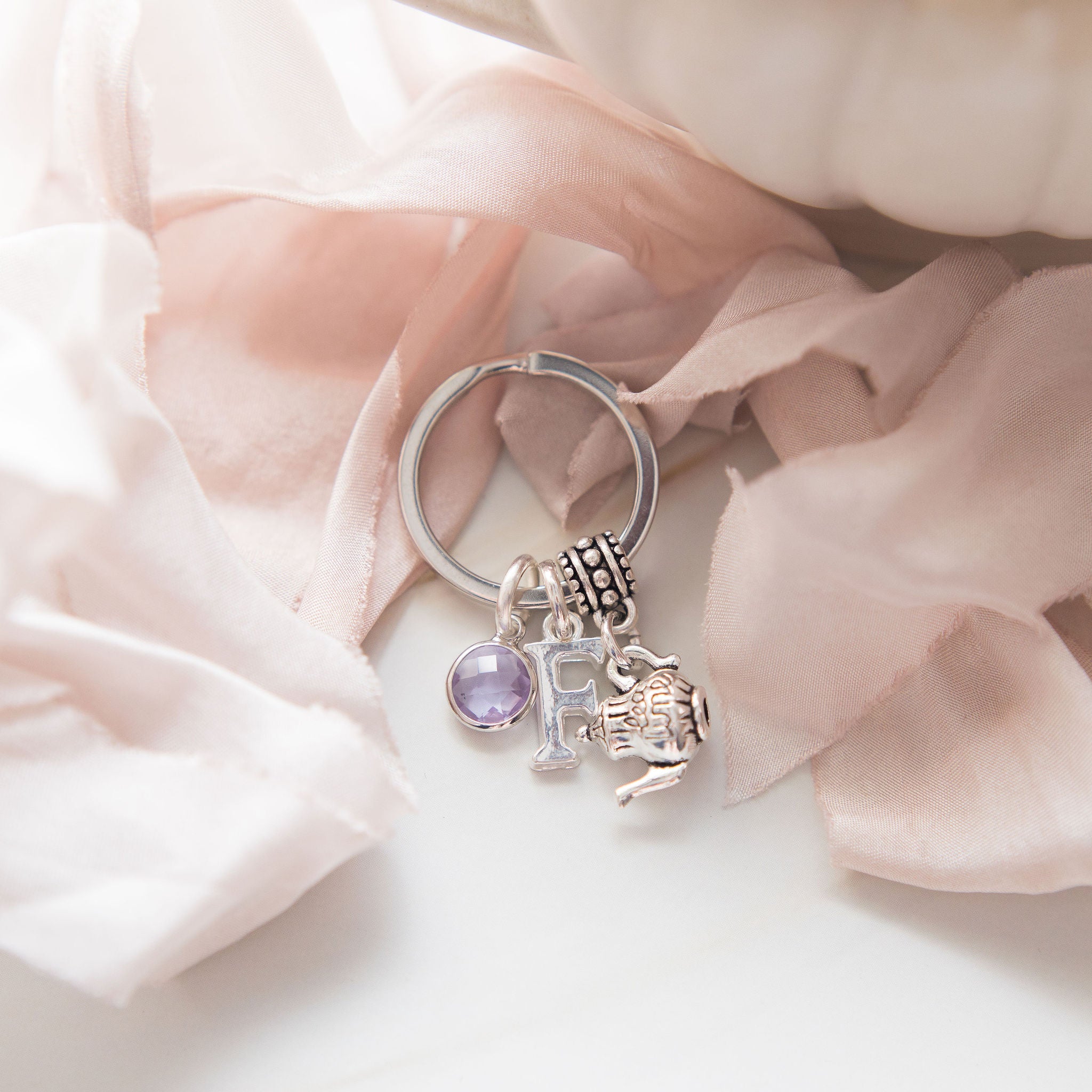 Personalised Teapot Keyring