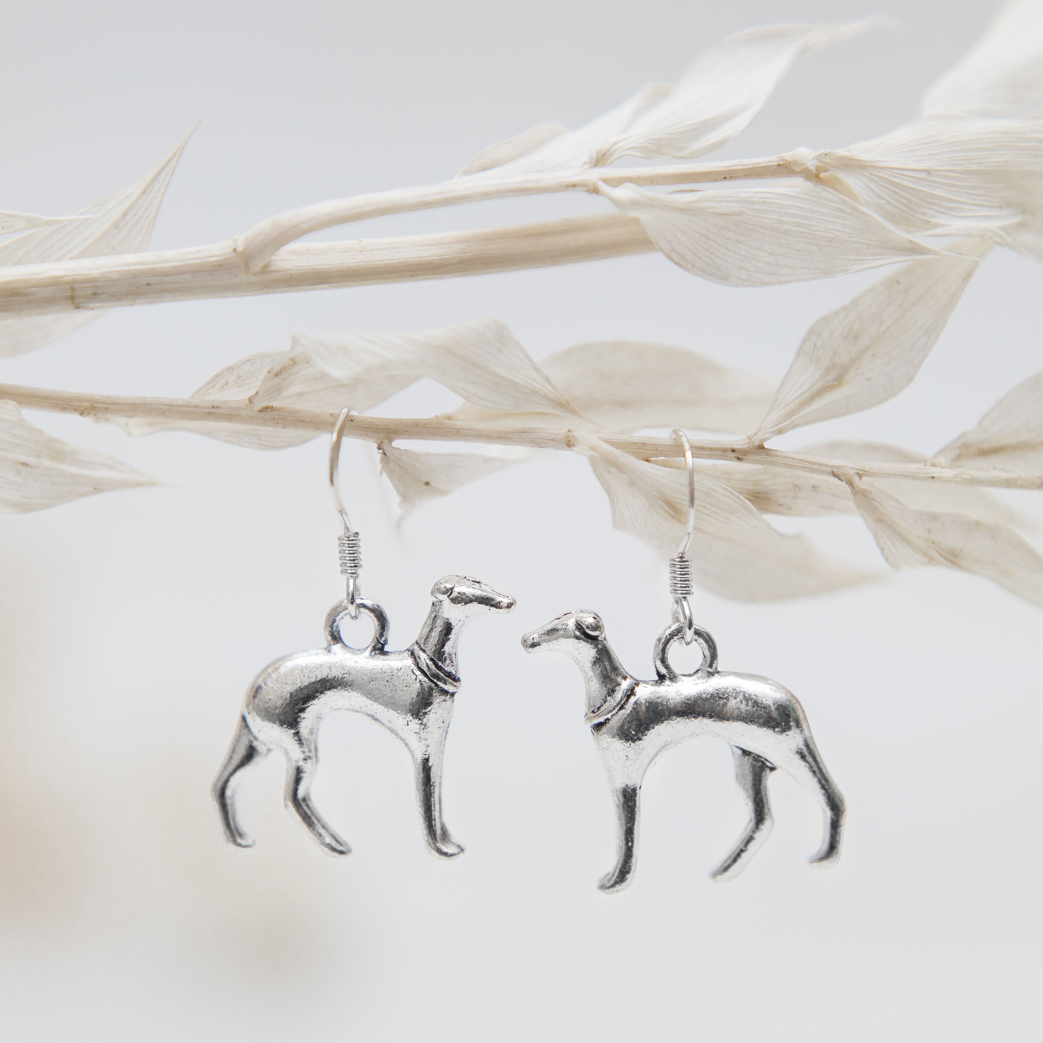 Greyhound Charm Earrings