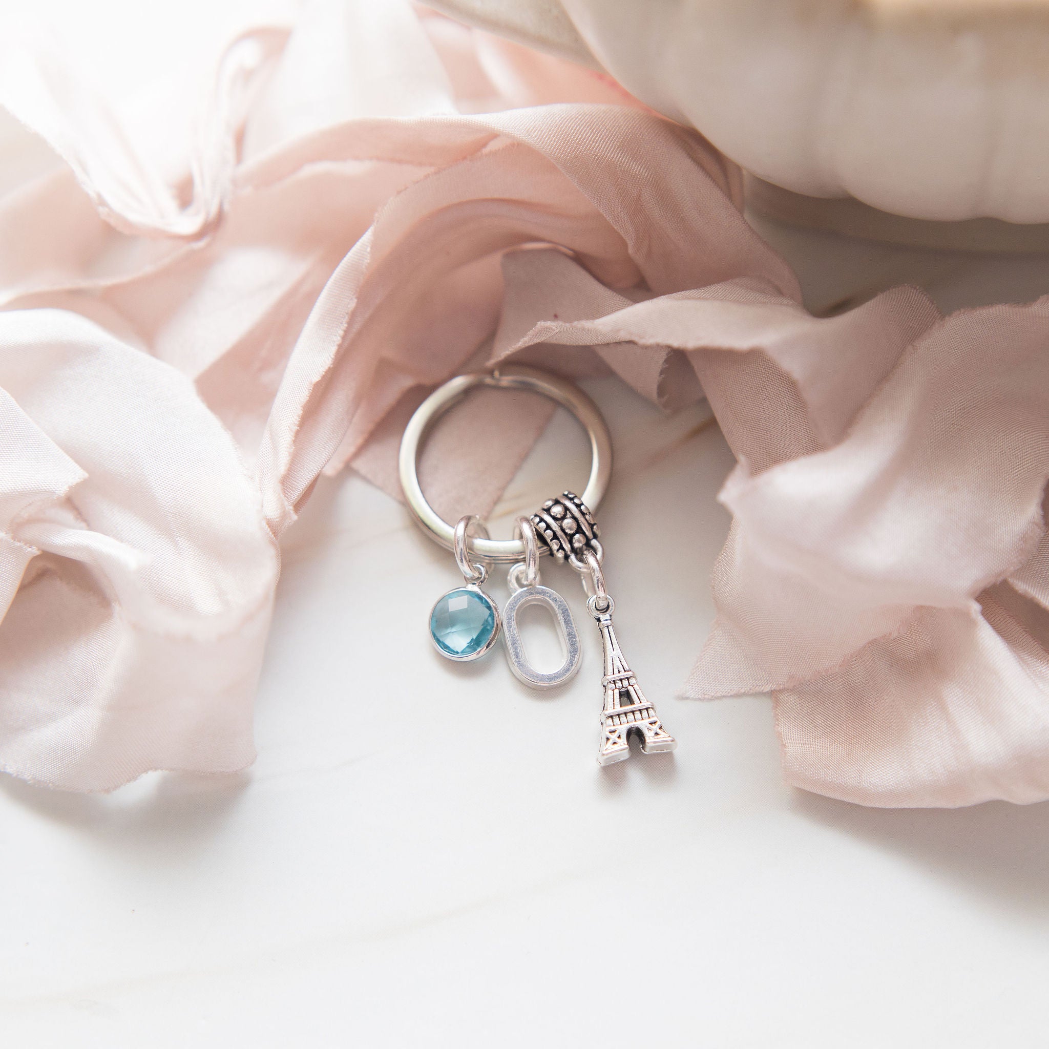 Personalised Paris Keyring