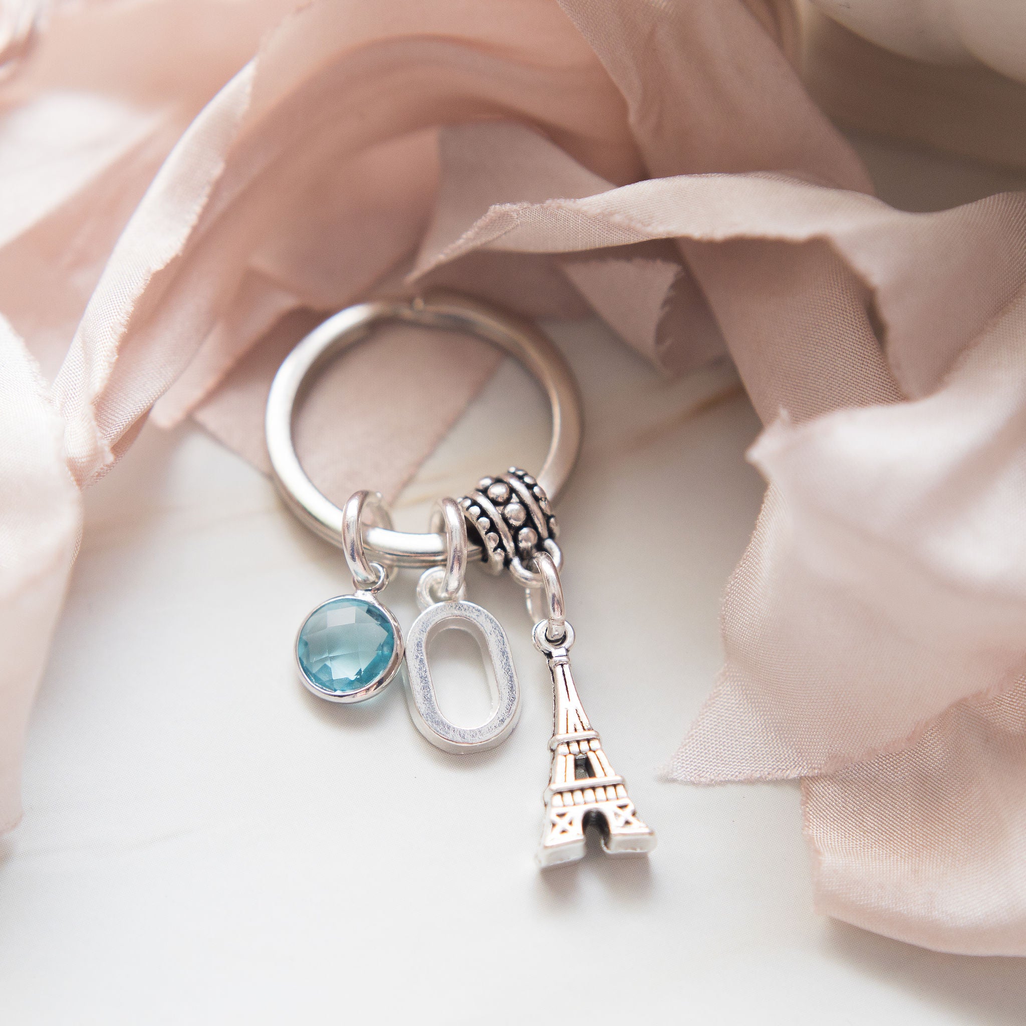 Personalised Paris Keyring