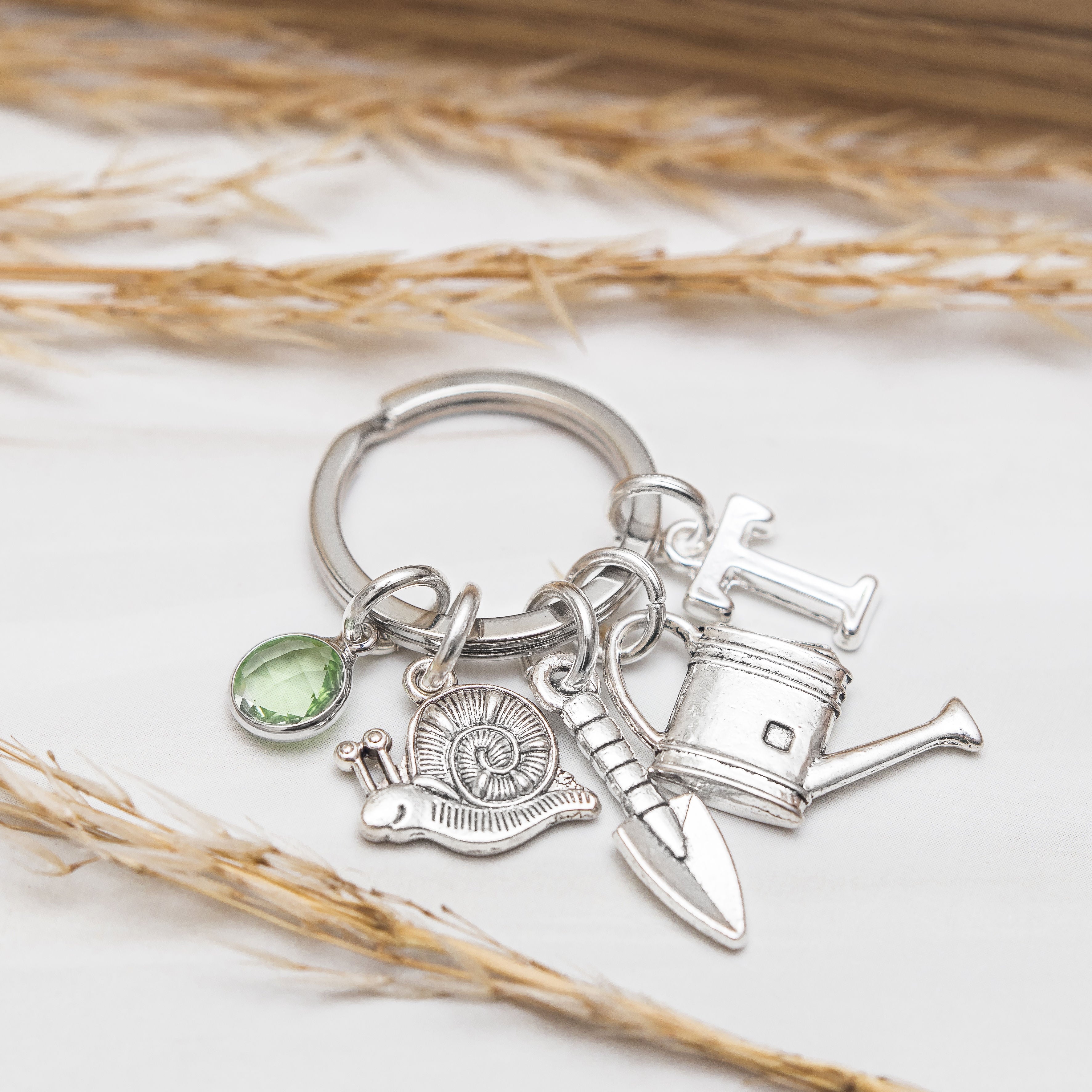 Personalised Gardening Keyring