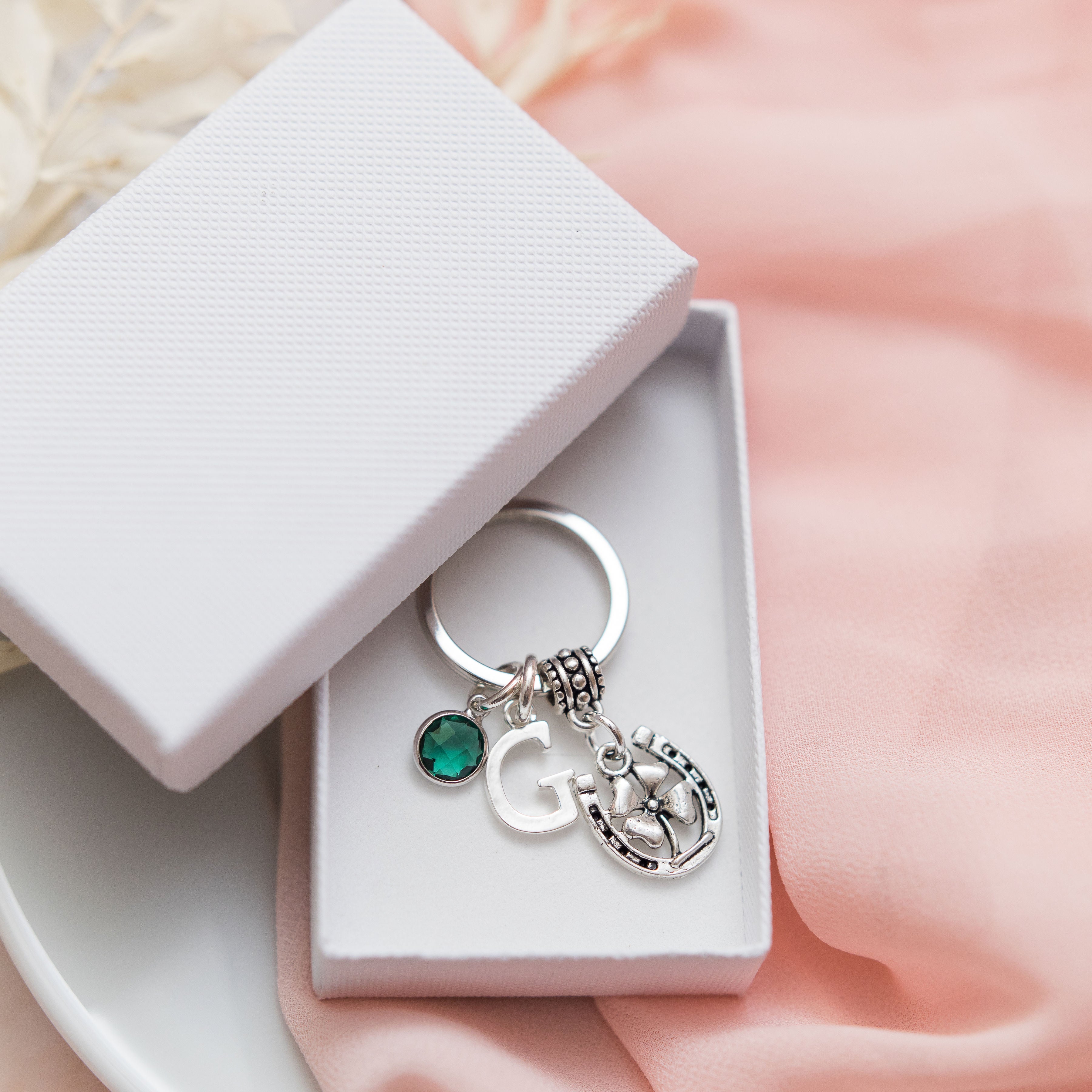 Personalised Horse Shoe Keyring