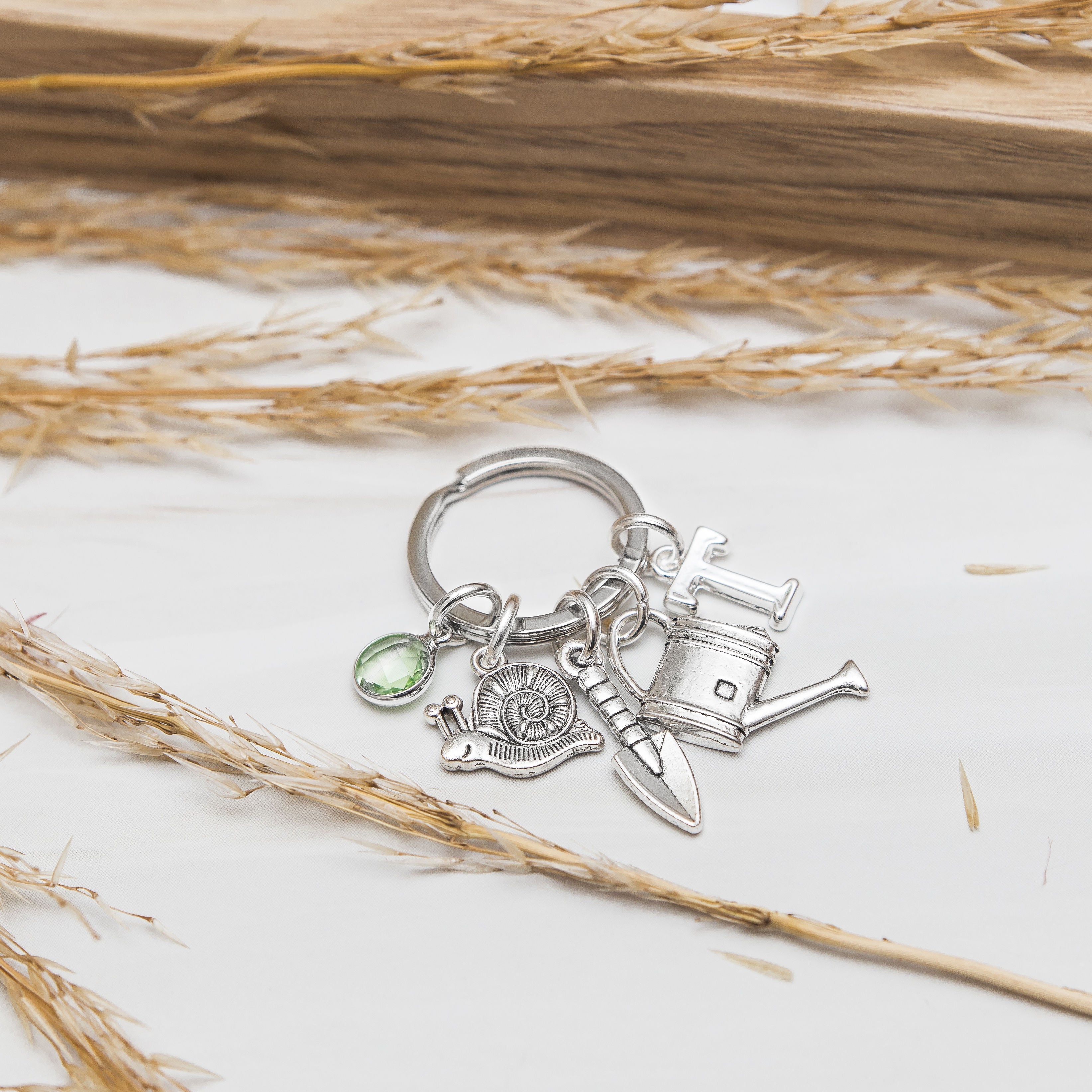 Personalised Gardening Keyring