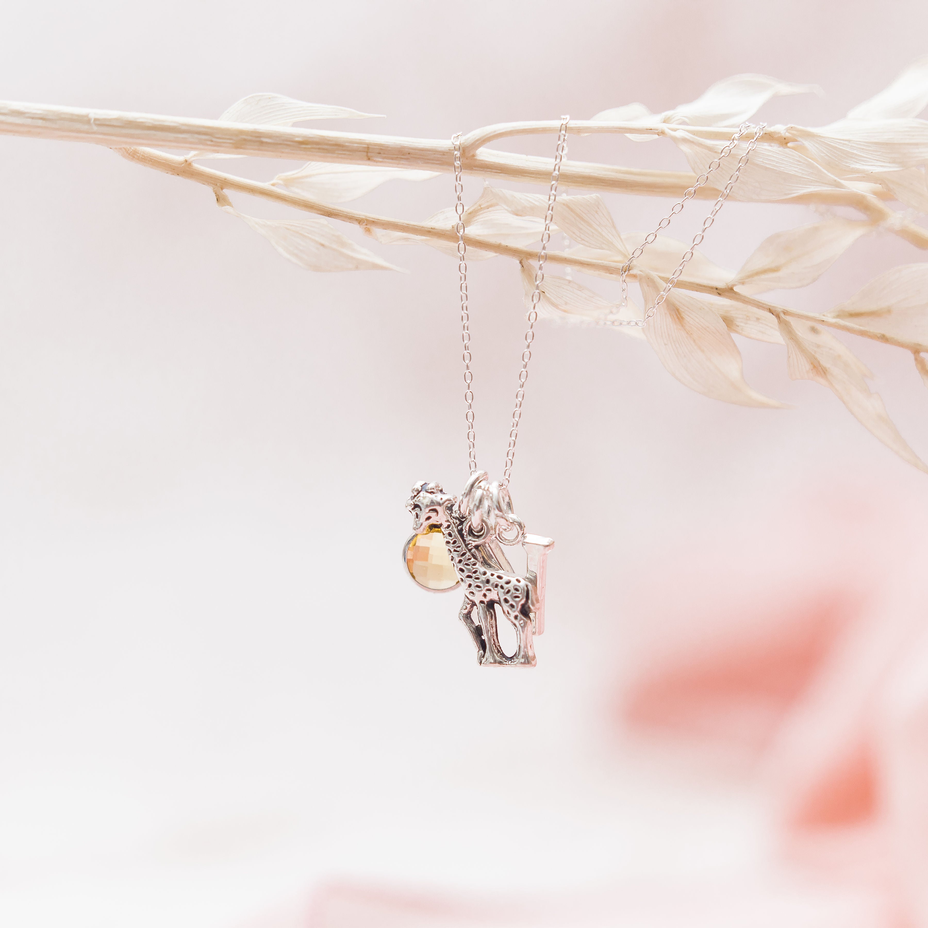 Personalised Giraffe Necklace