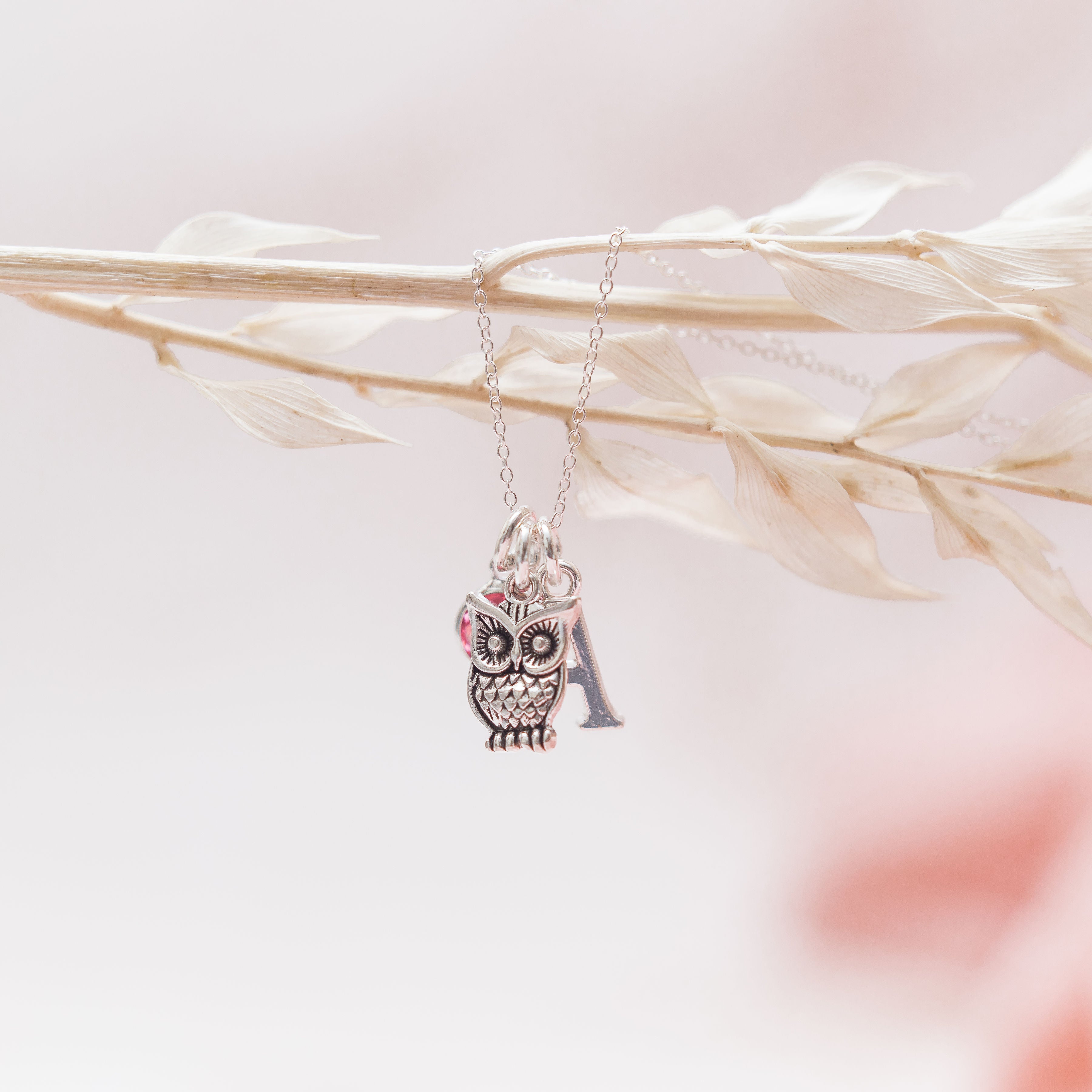 Personalised Owl Necklace