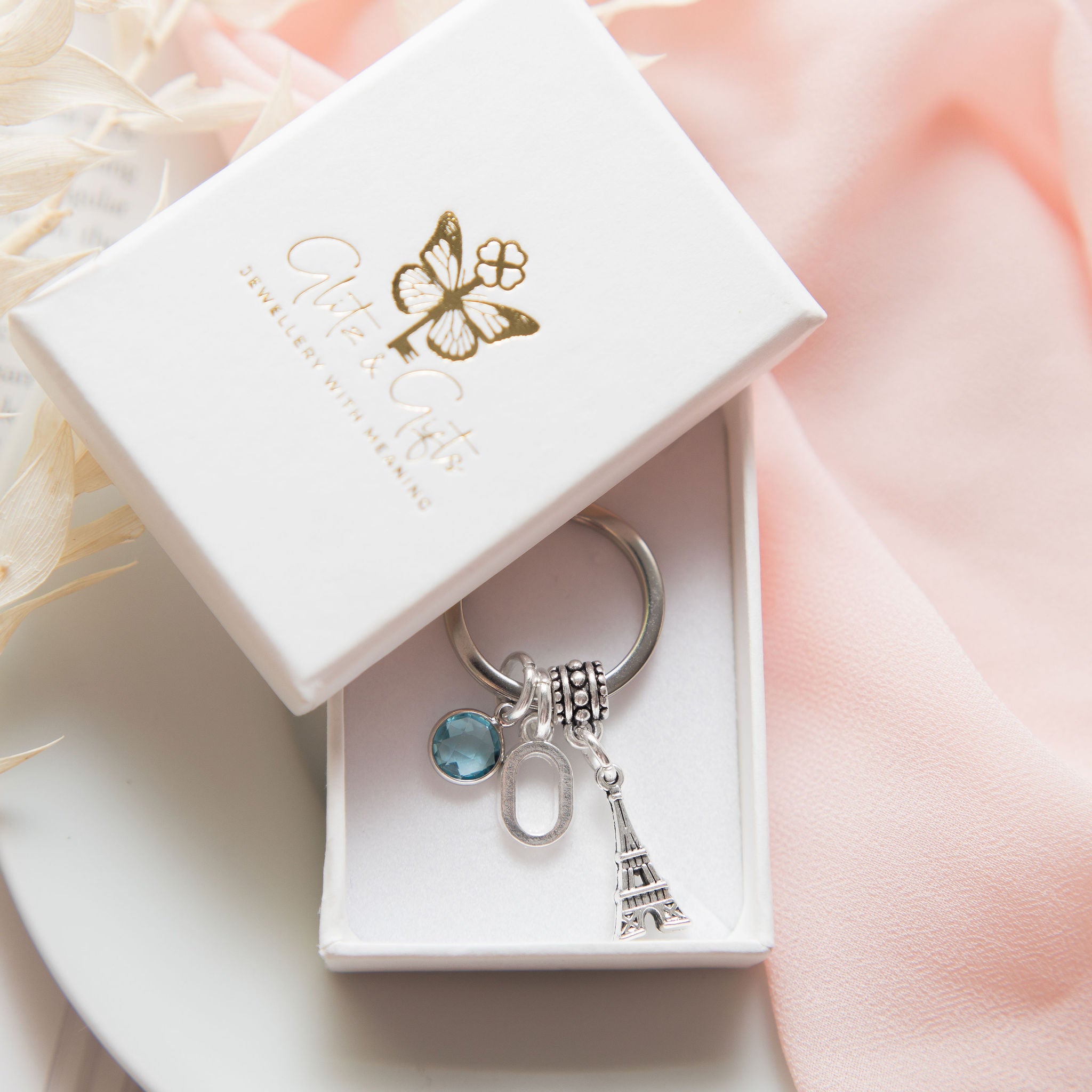 Personalised Paris Keyring