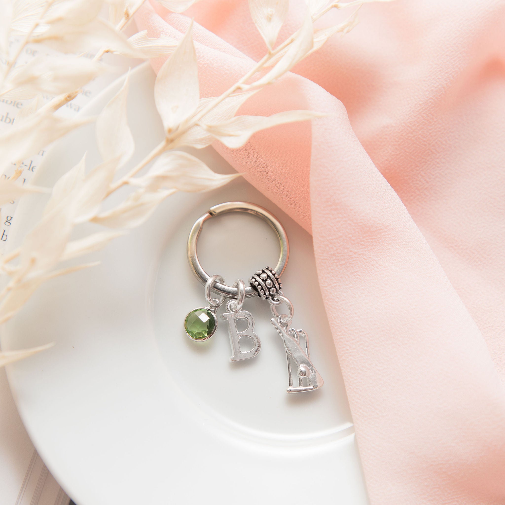 Personalised Cricket Keyring