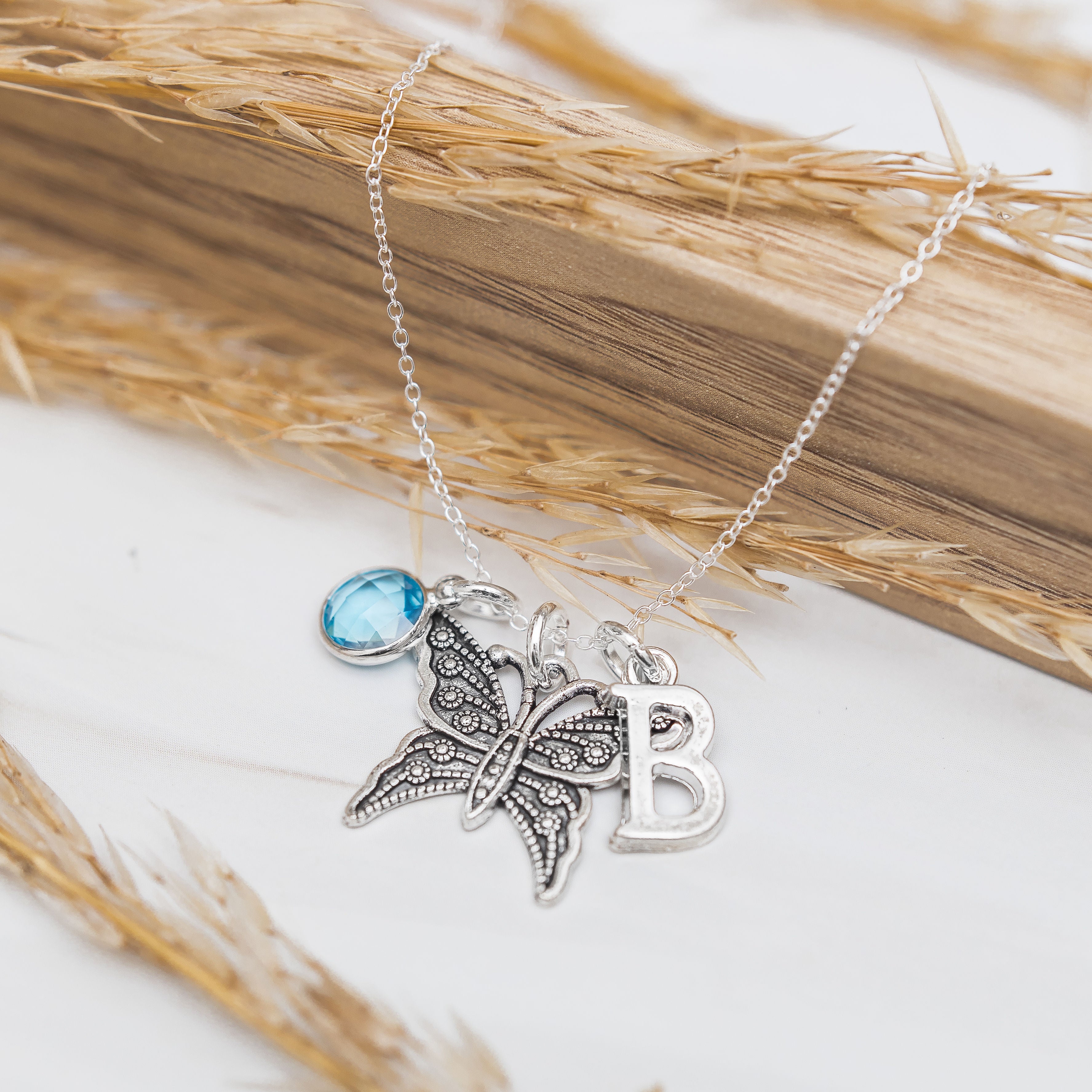Personalised Butterfly Necklace