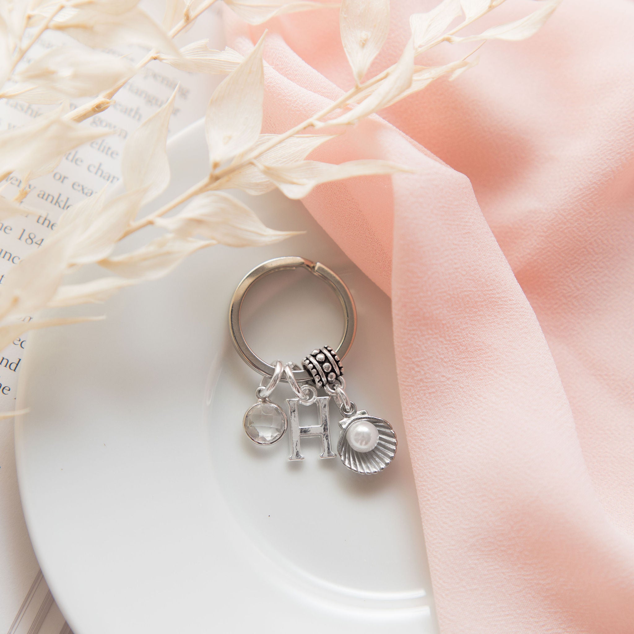 Personalised Shell Keyring