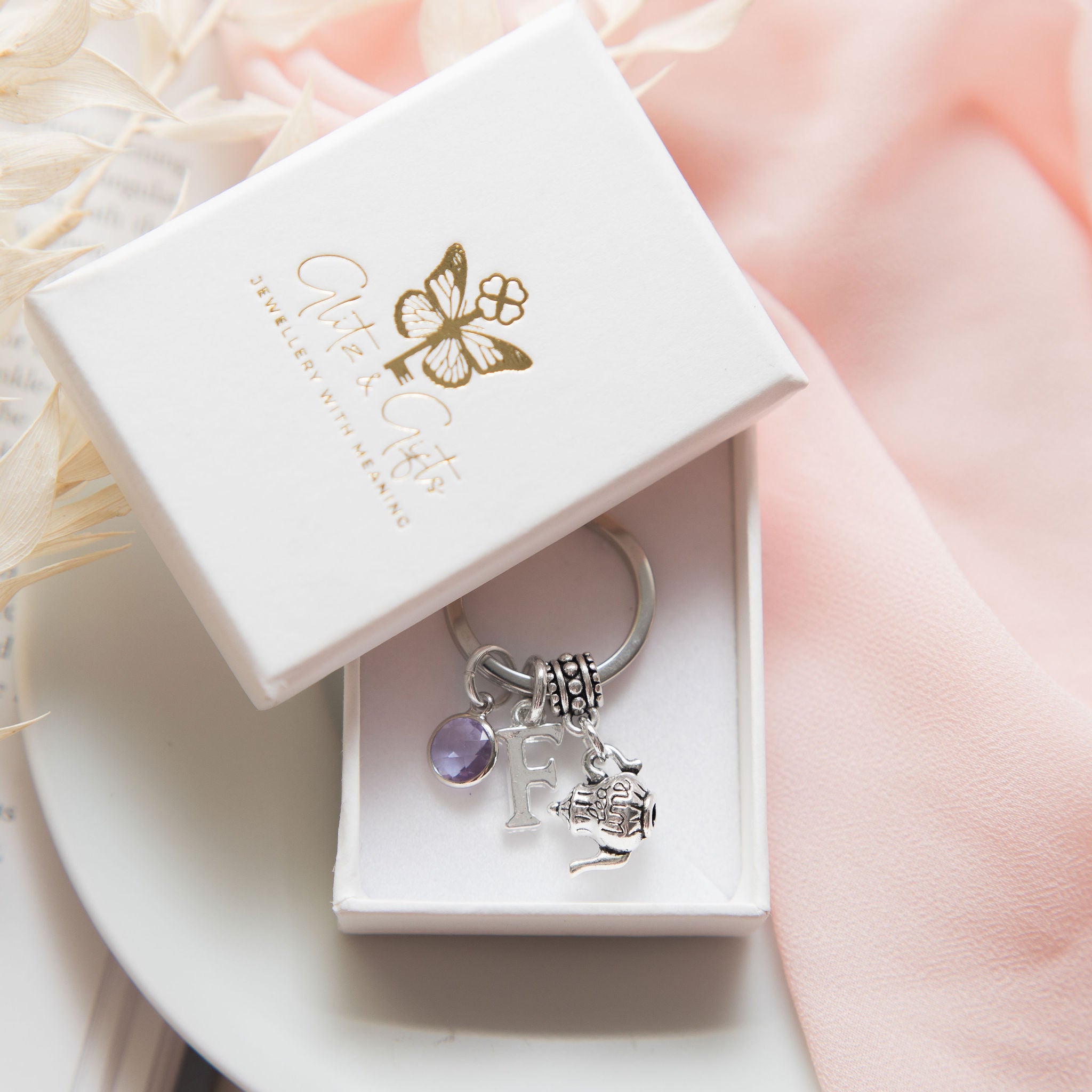 Personalised Teapot Keyring