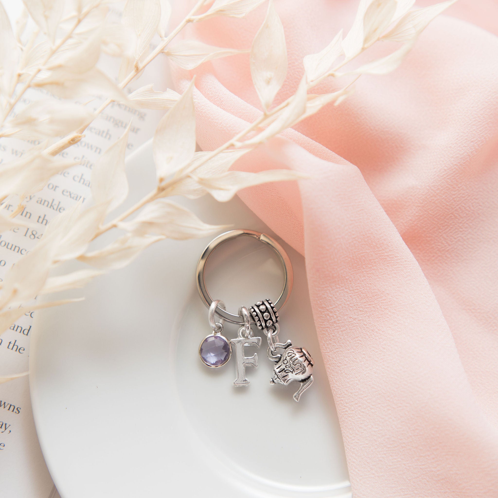 Personalised Teapot Keyring