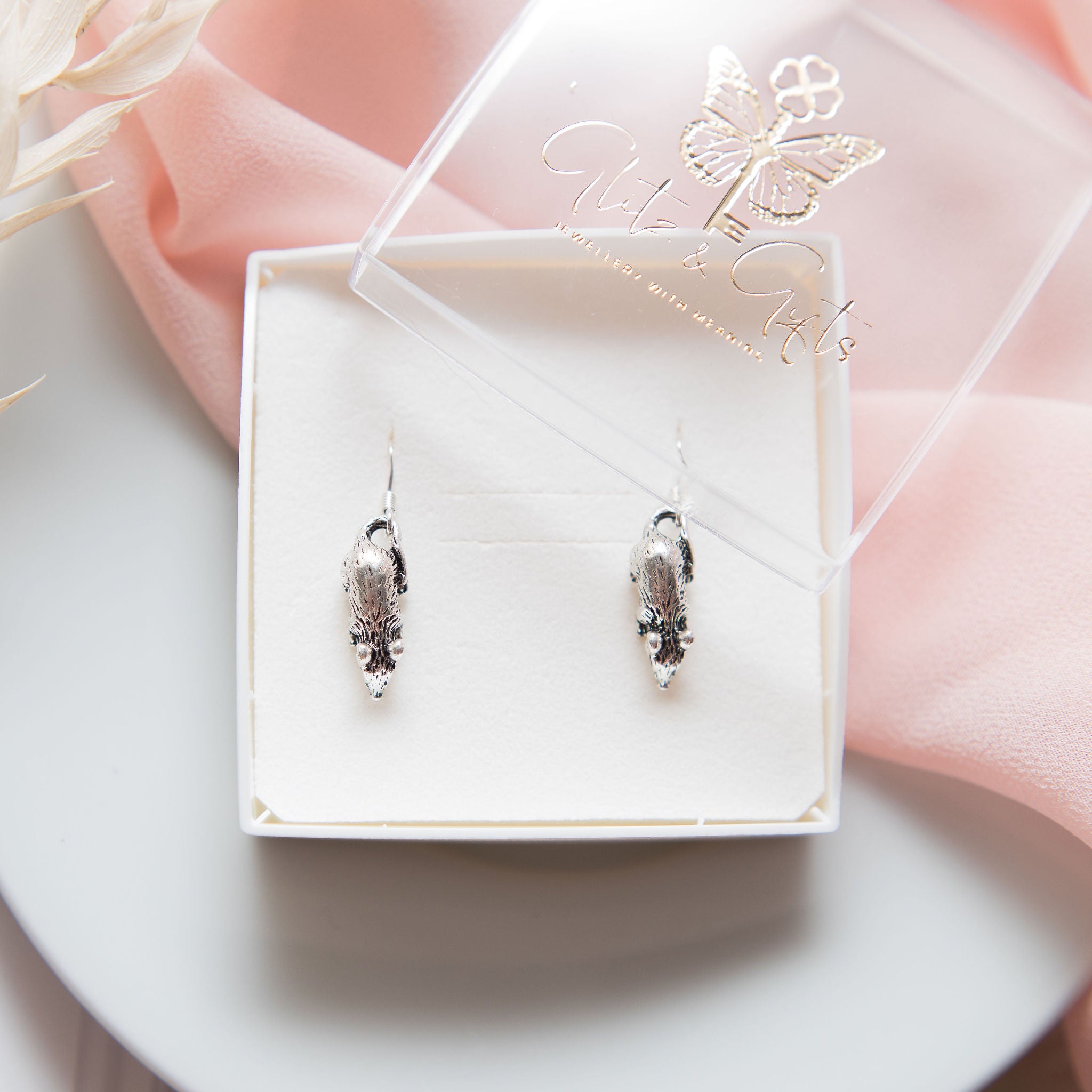 Mouse Charm Earrings