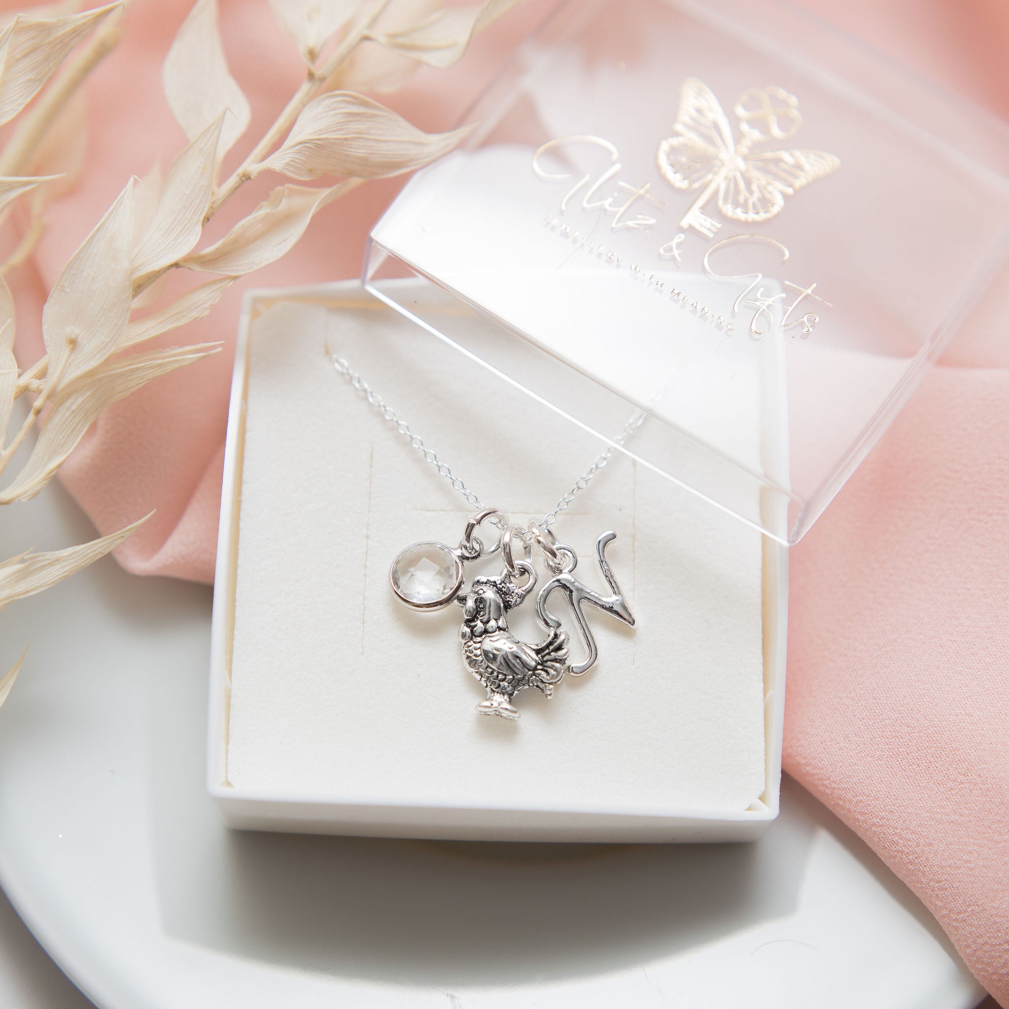 Personalised Chicken Necklace