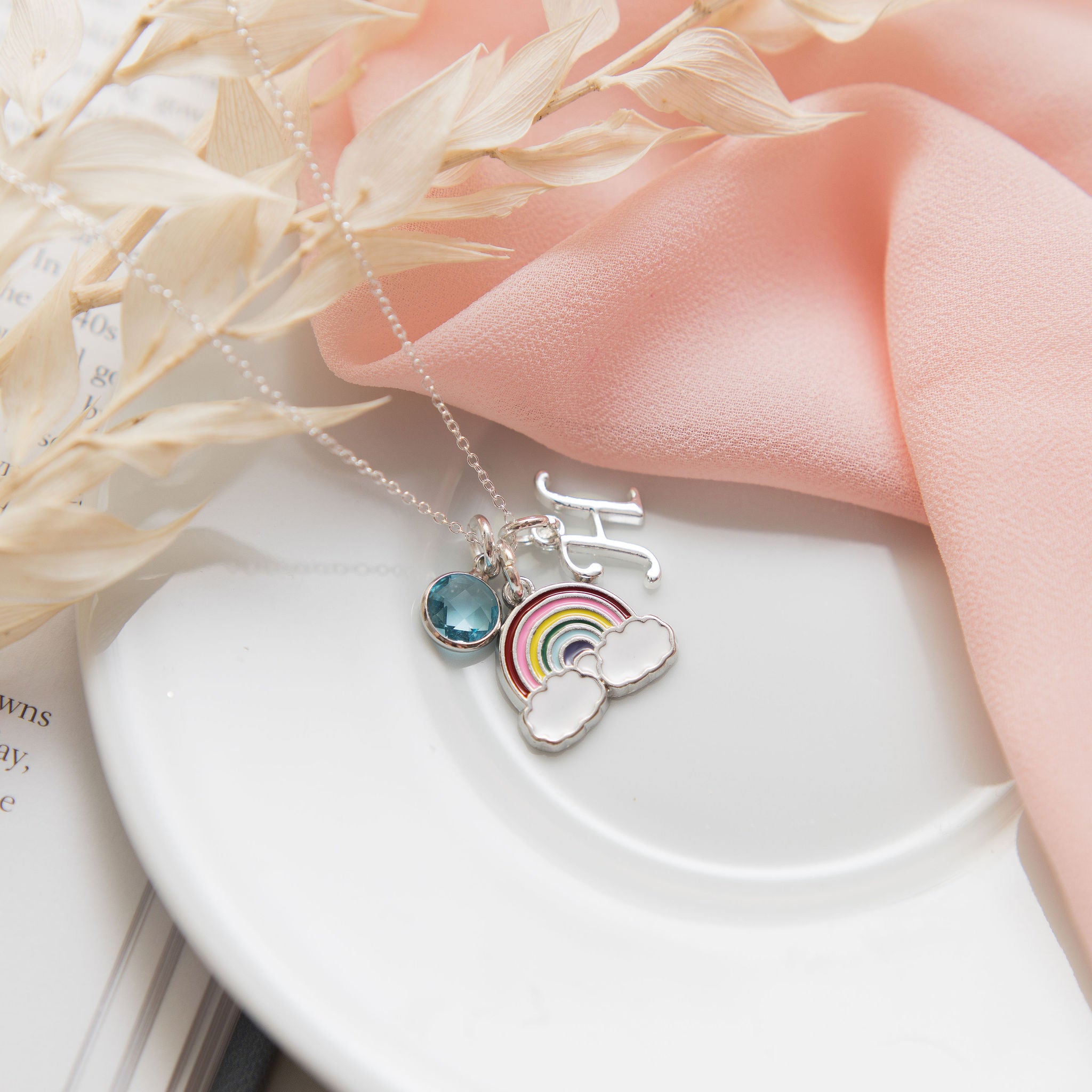 Personalised Rainbow Necklace