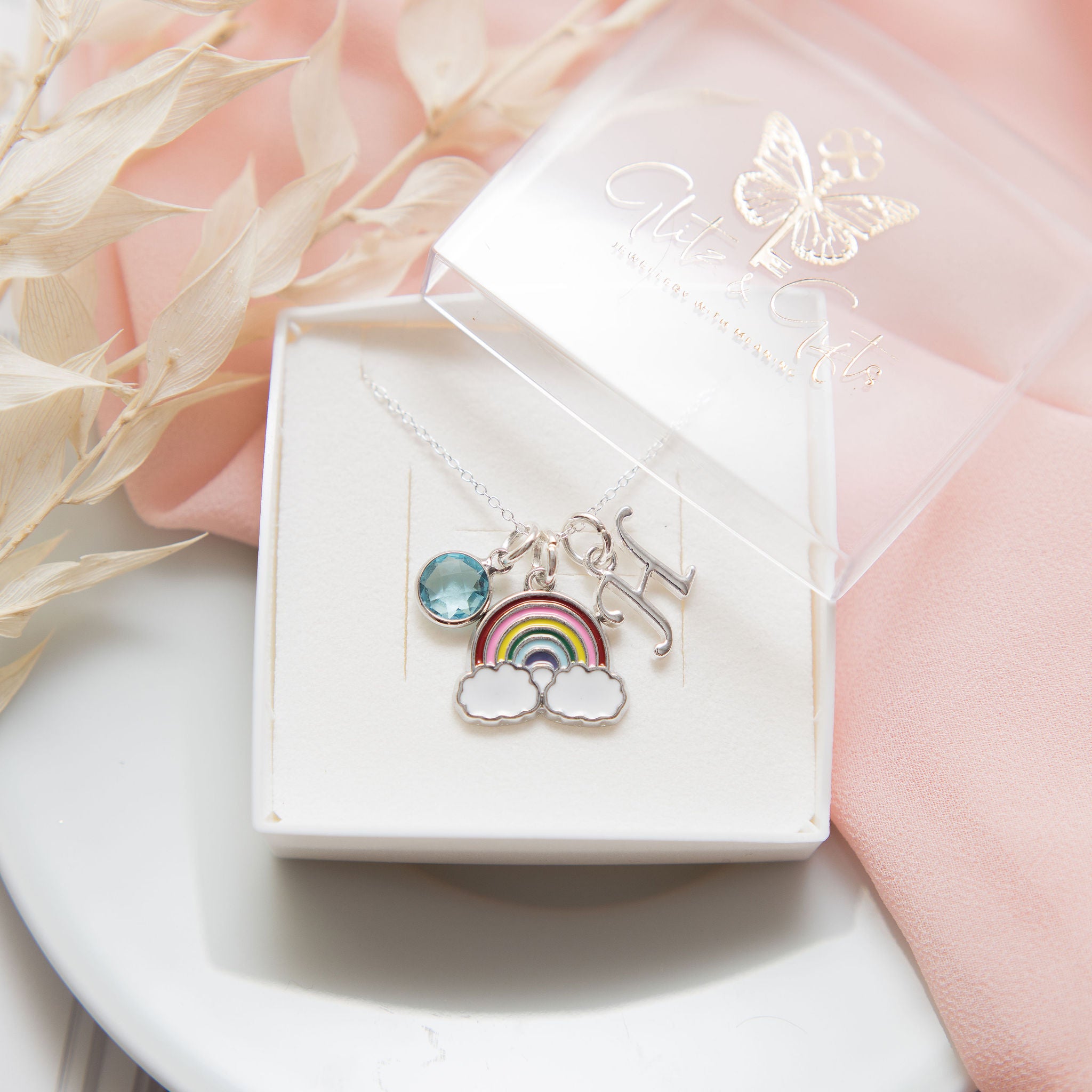 Personalised Rainbow Necklace