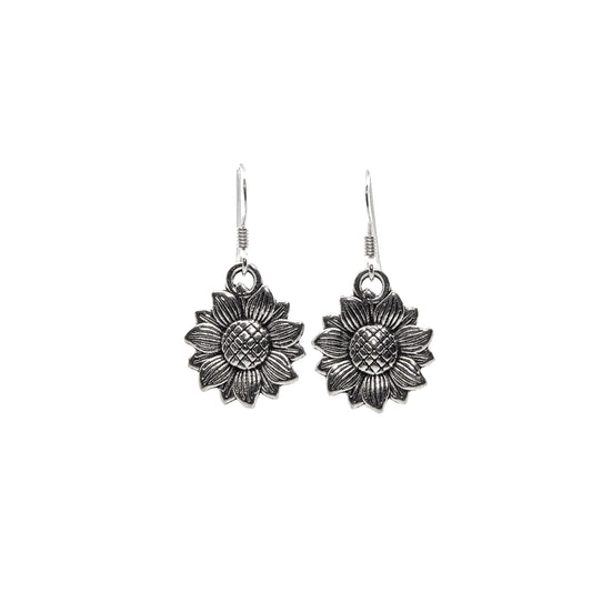 Sunflower Charm Earrings