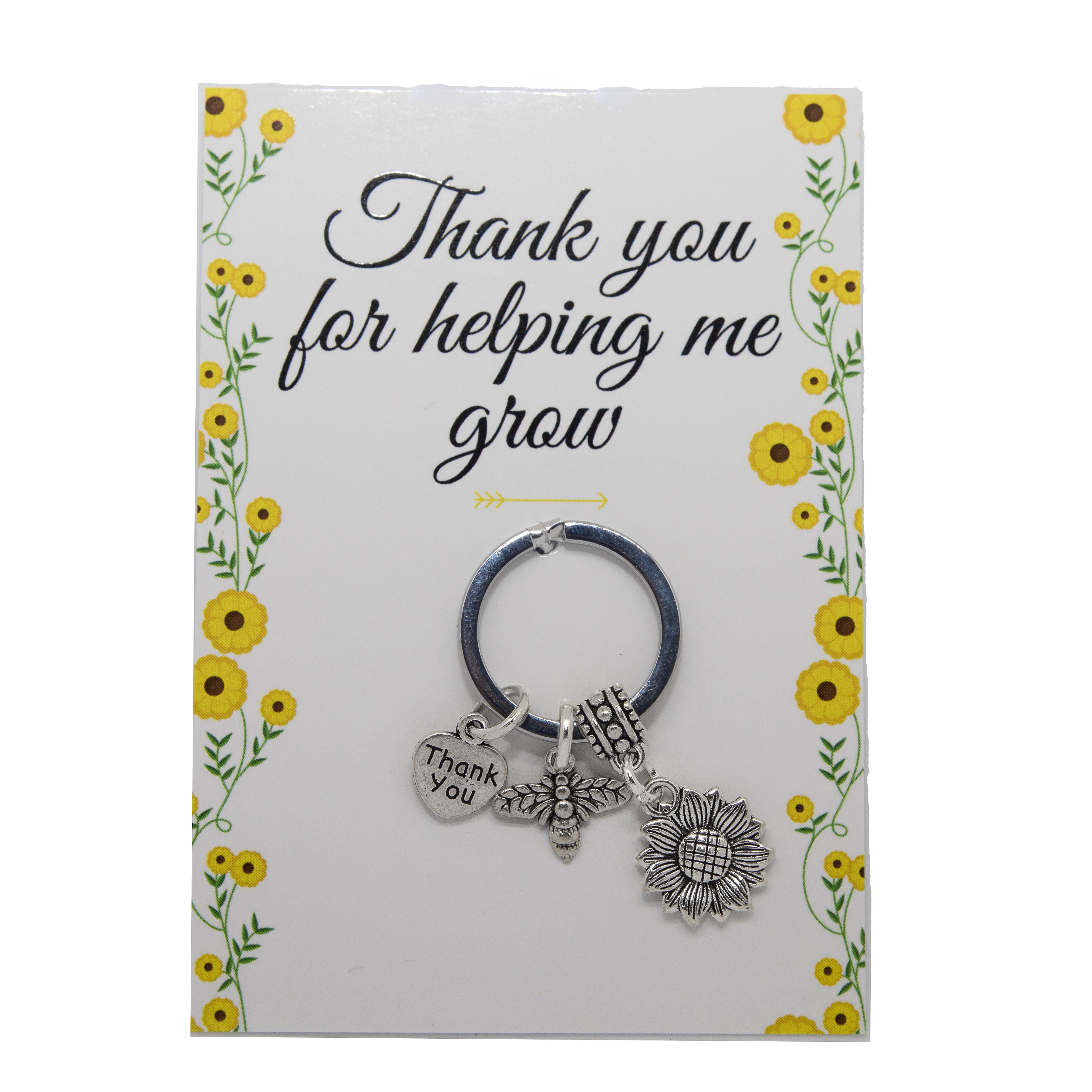 Sunflower Thankyou Gifts Thankyou for Helping Me Grow