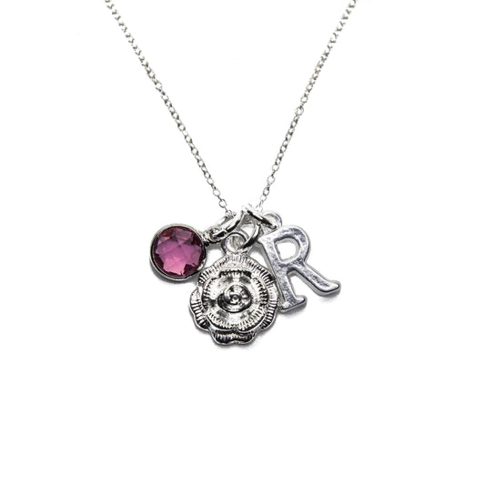 Personalised Rose Necklace
