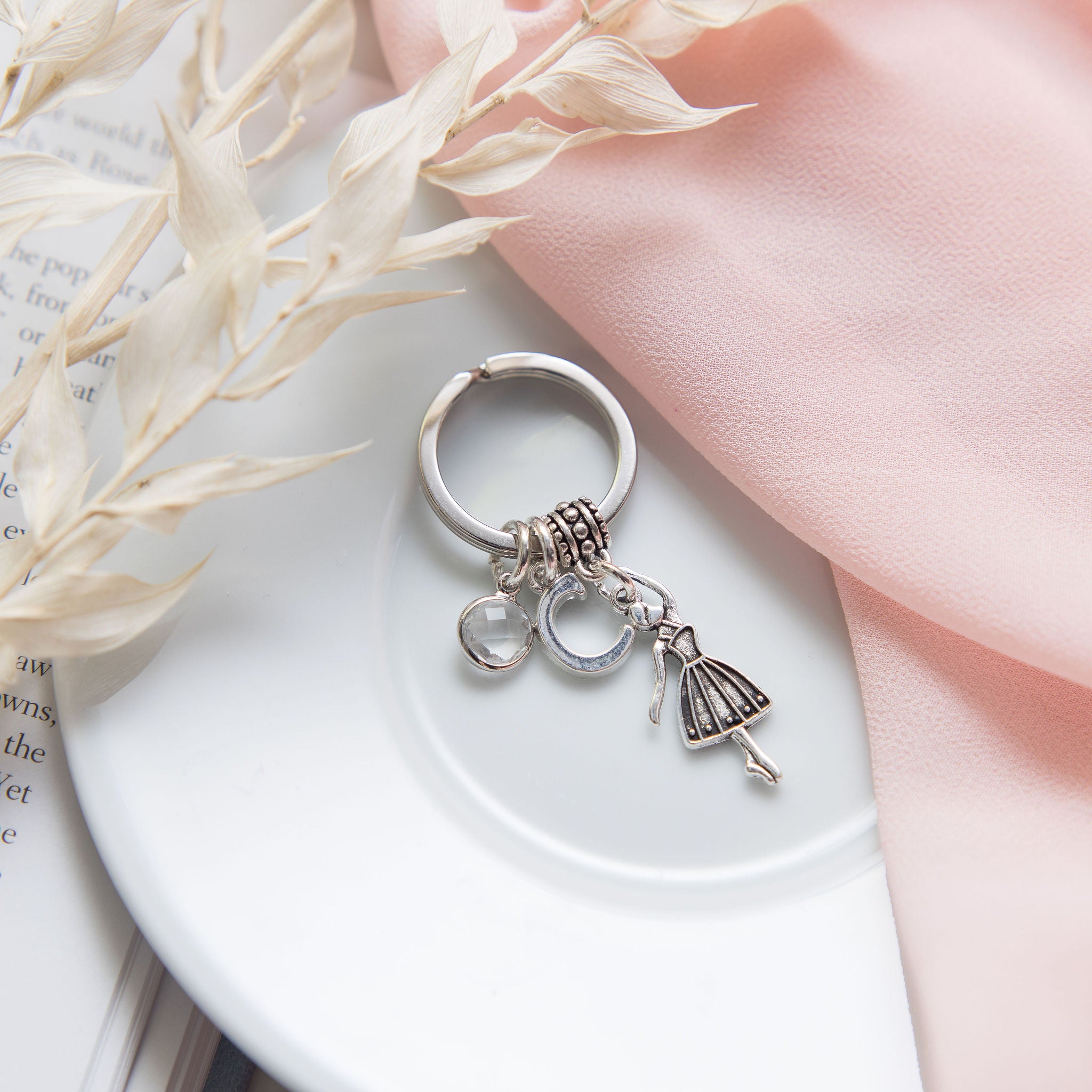 Personalised Dancer Keyring