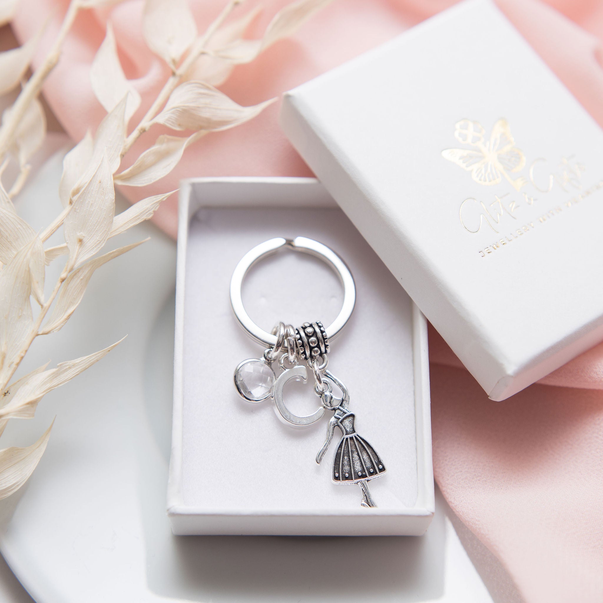 Personalised Dancer Keyring