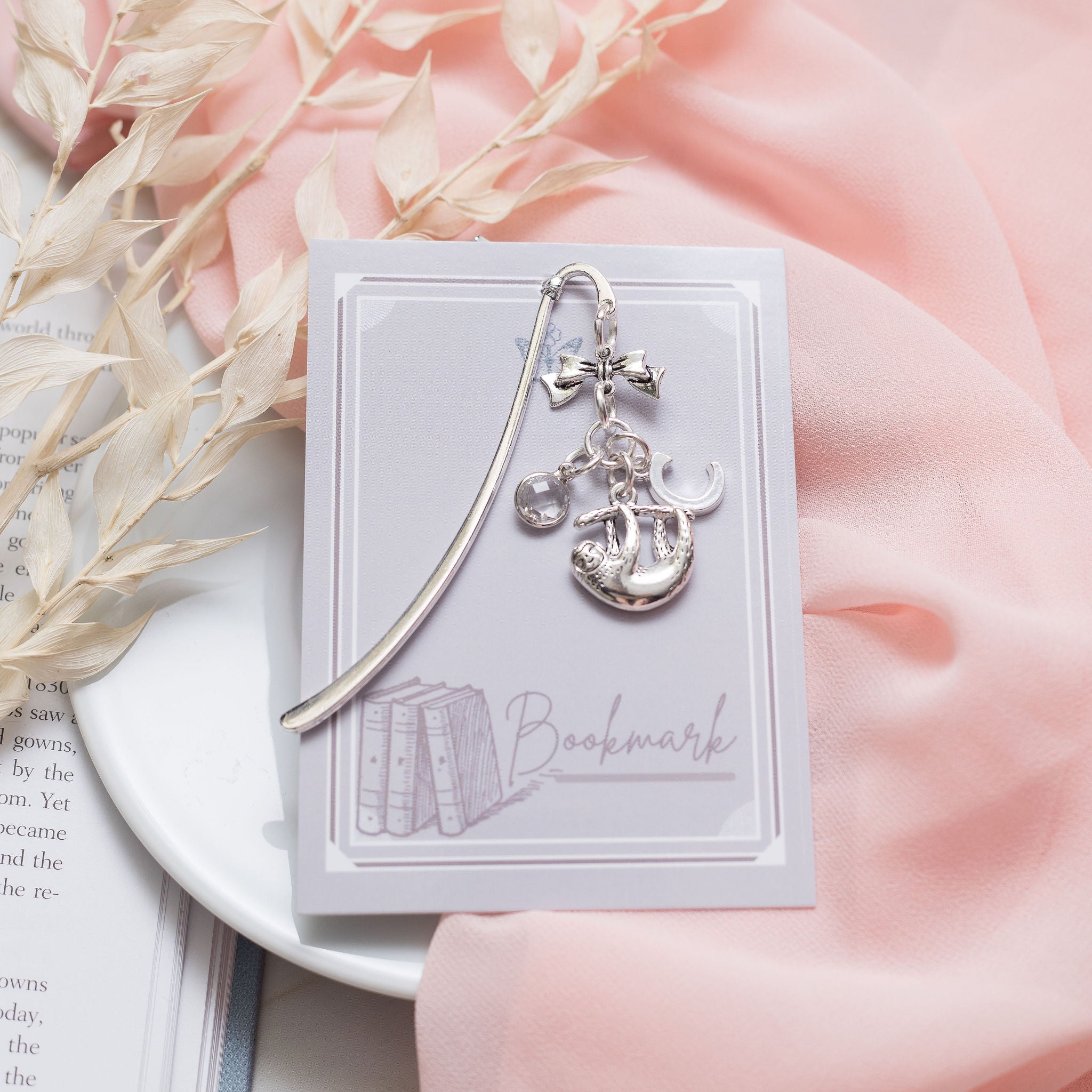 Personalised Sloth Bookmark