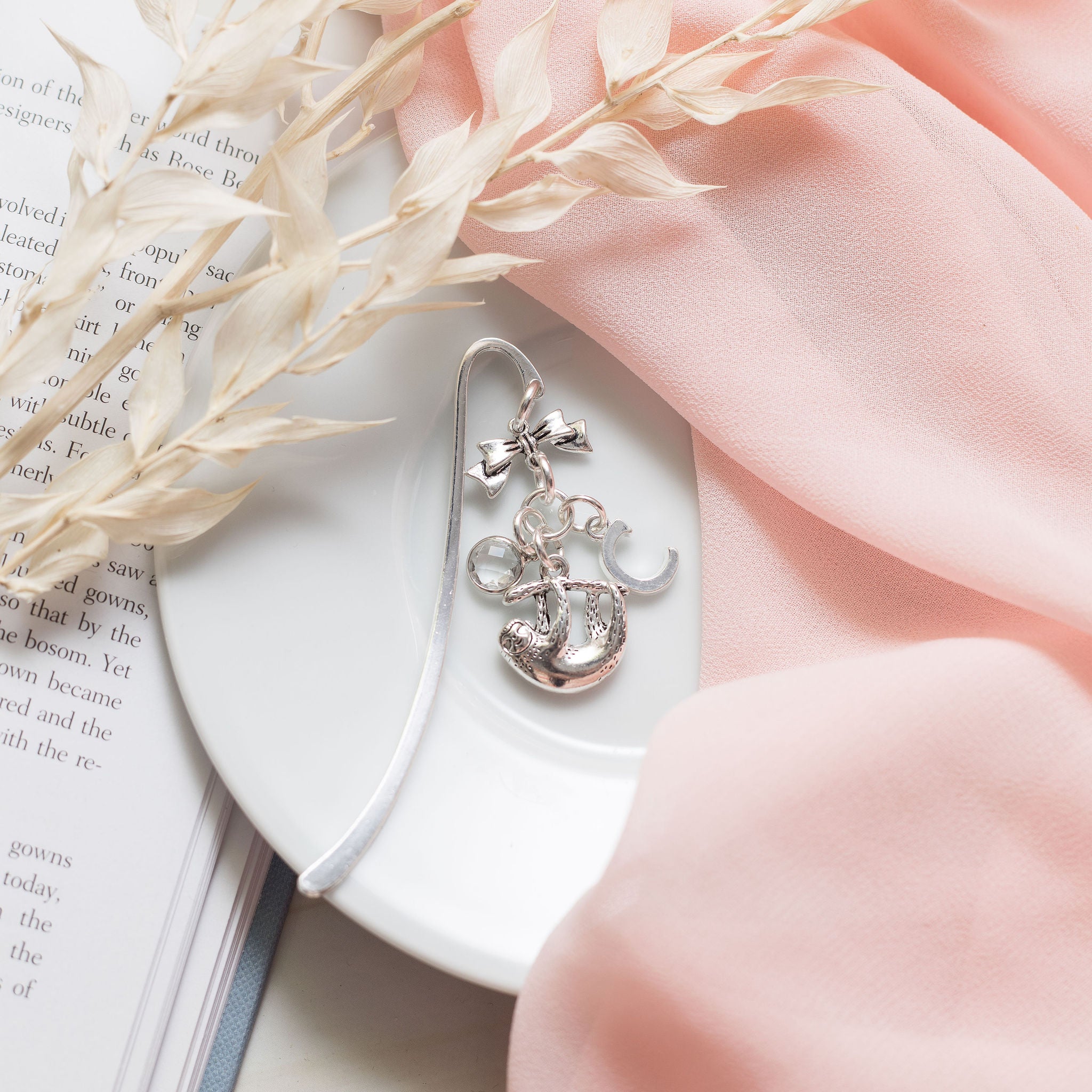 Personalised Sloth Bookmark