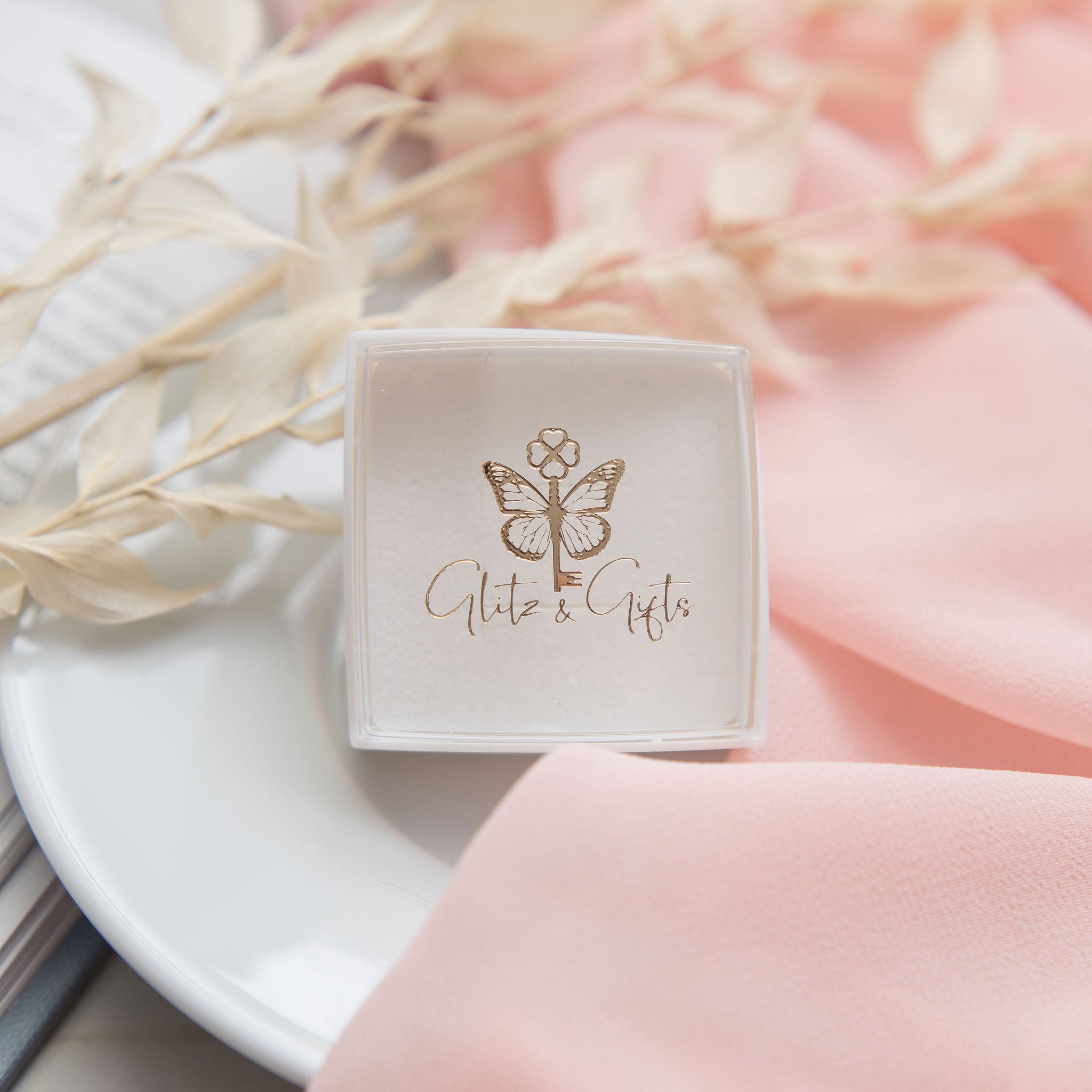 Sterling Silver Personalised Butterfly Necklace