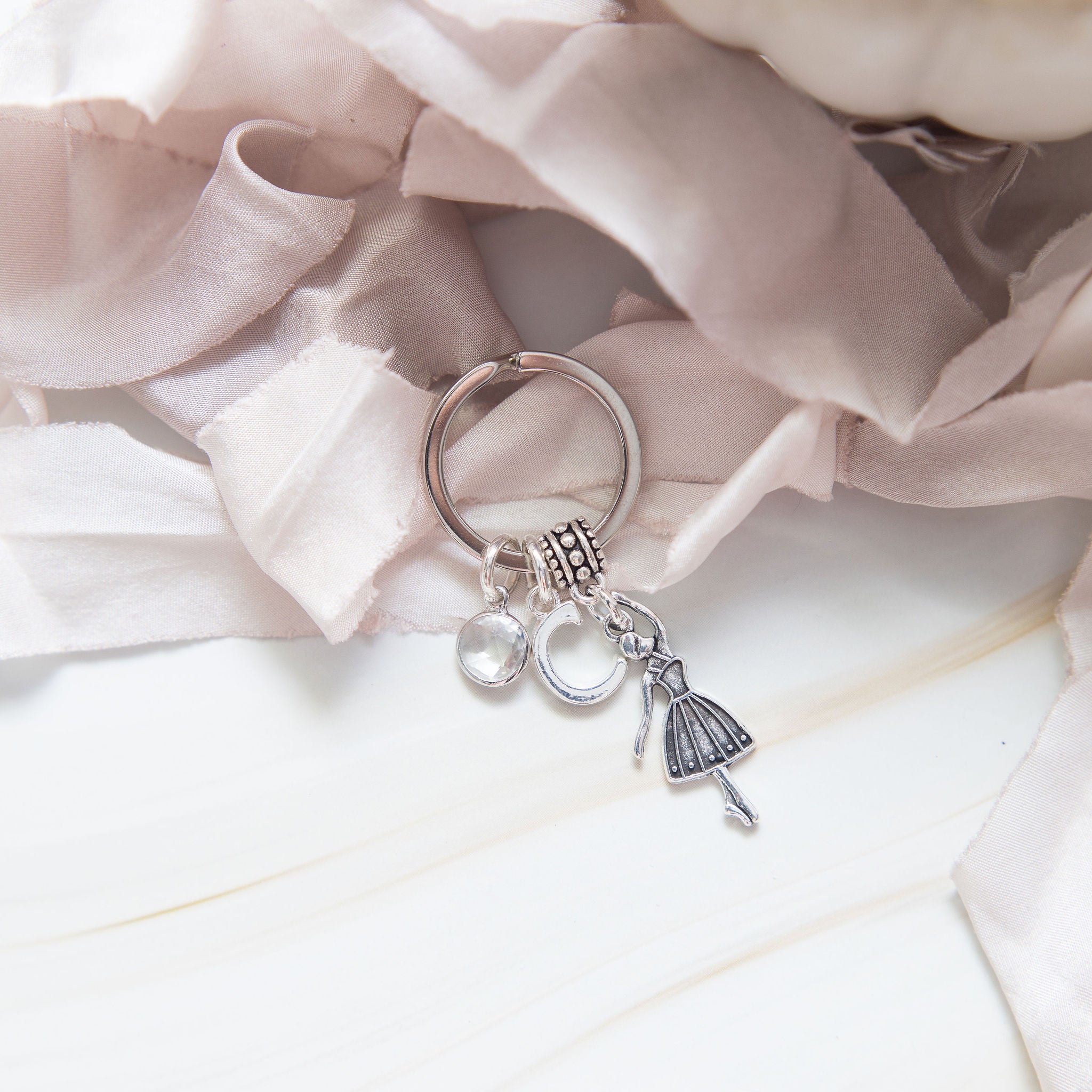 Personalised Dancer Keyring