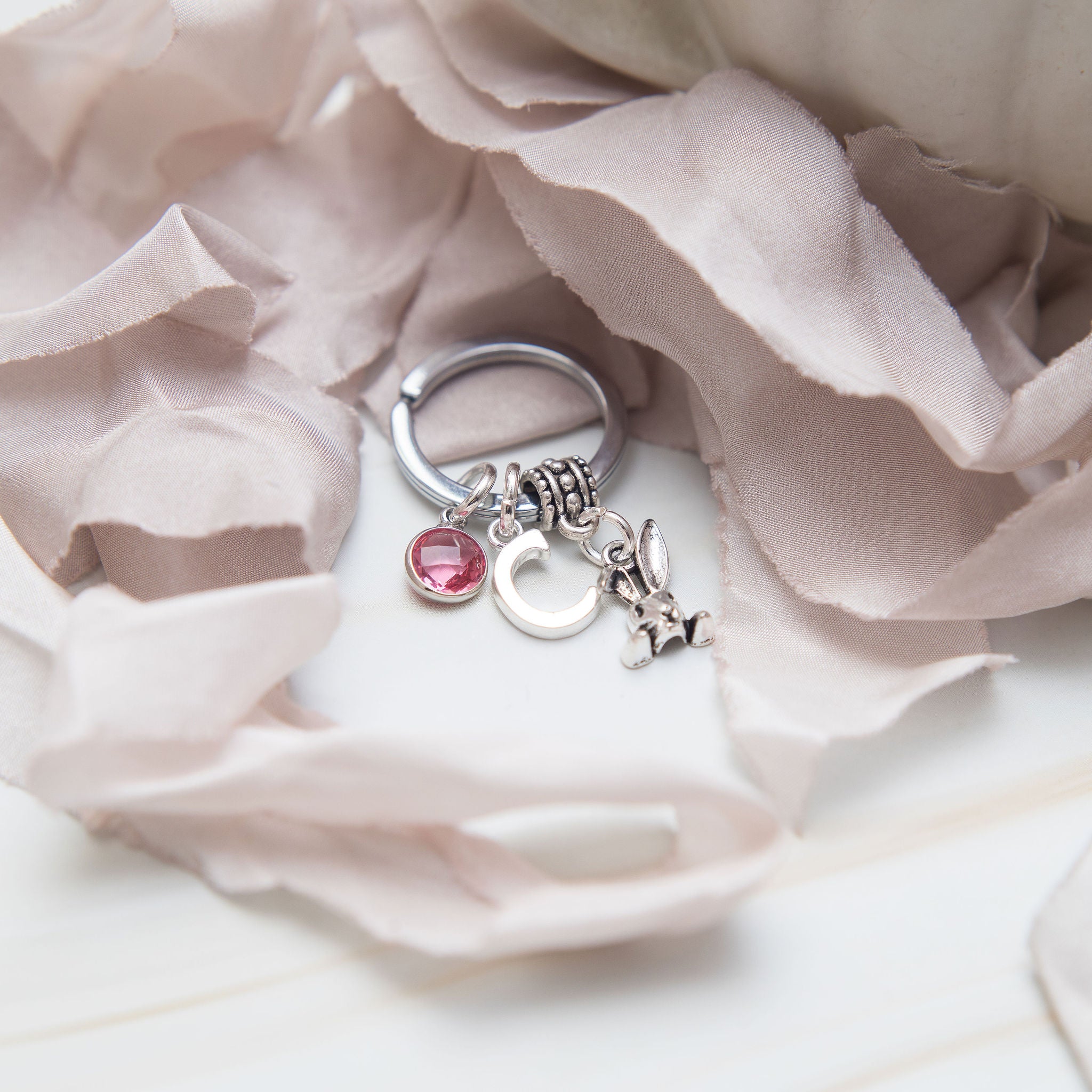 Personalised Bunny Rabbit Keyring