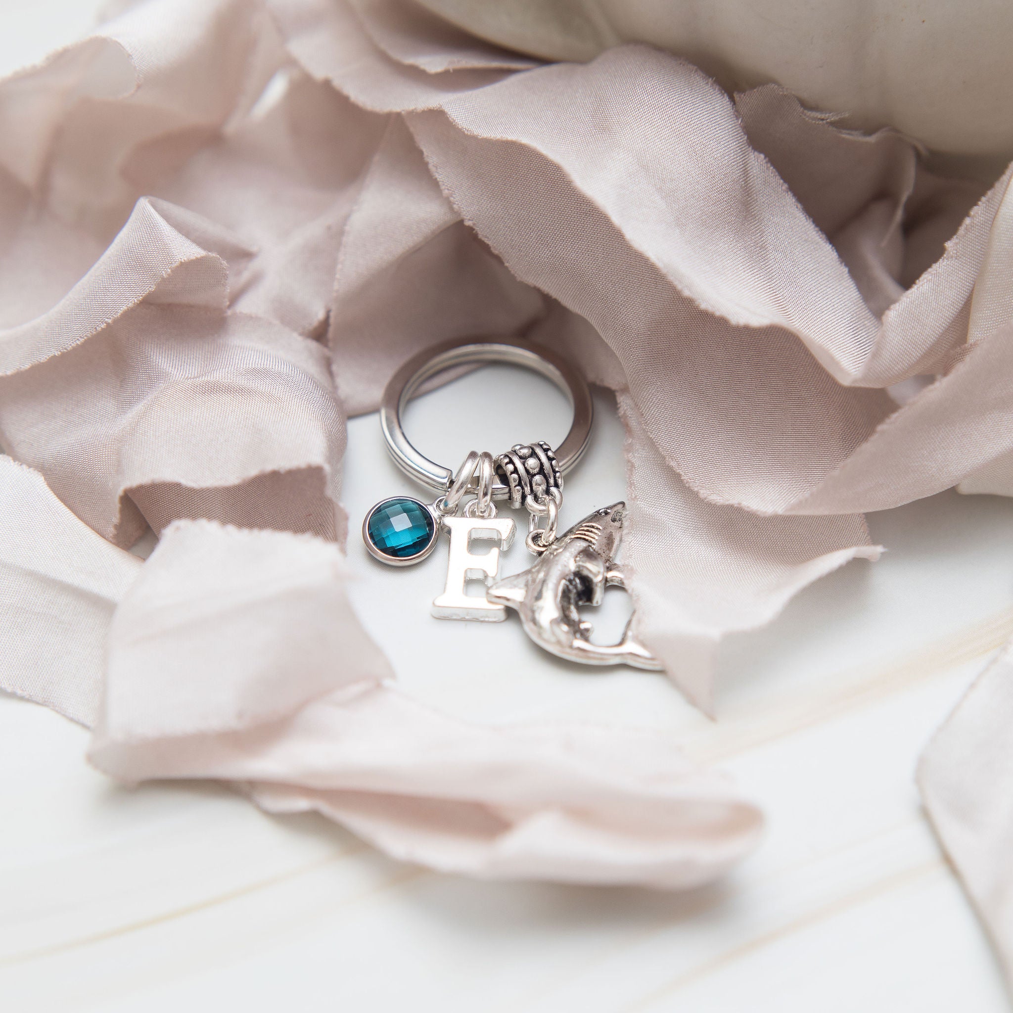 Personalised Shark Keyring