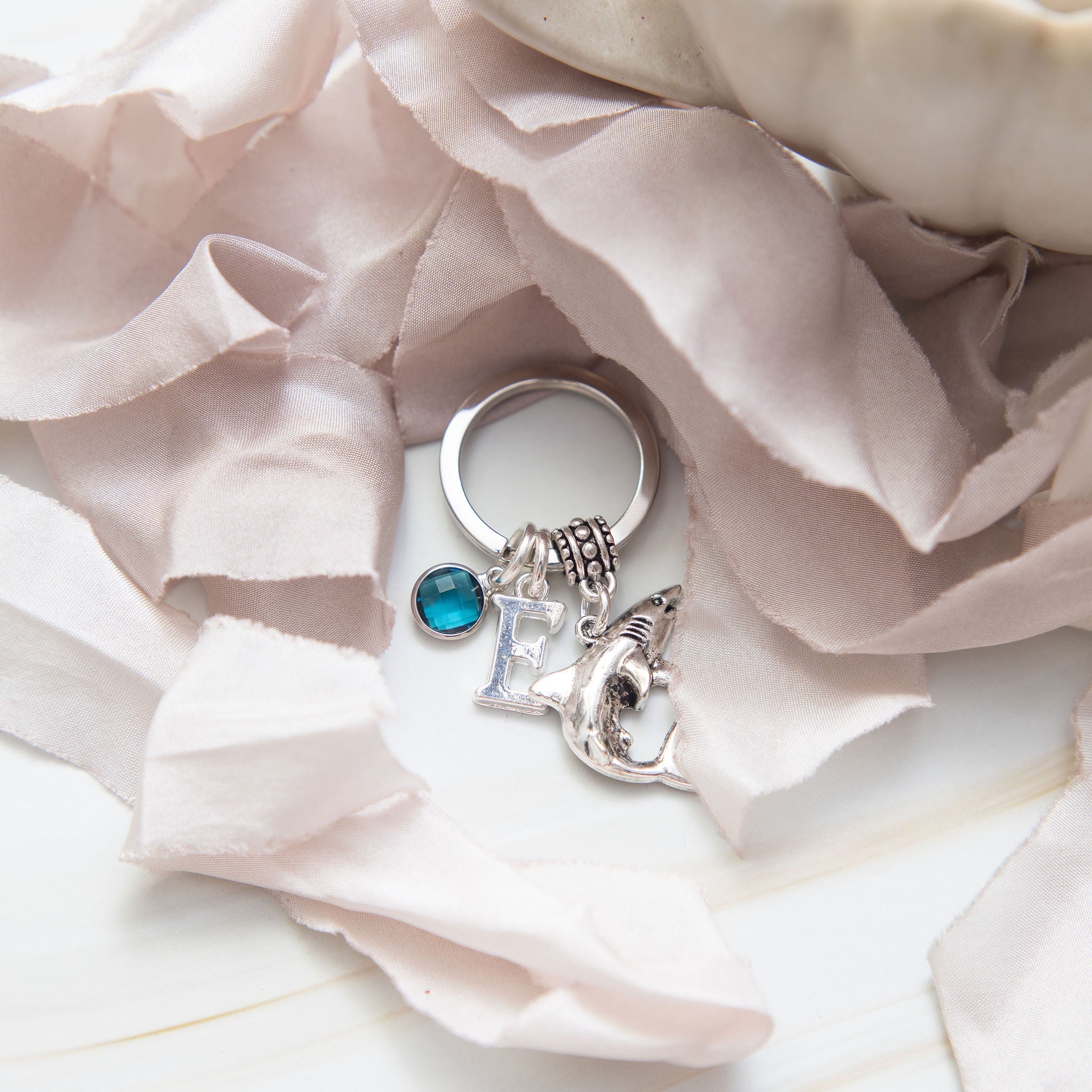 Personalised Shark Keyring