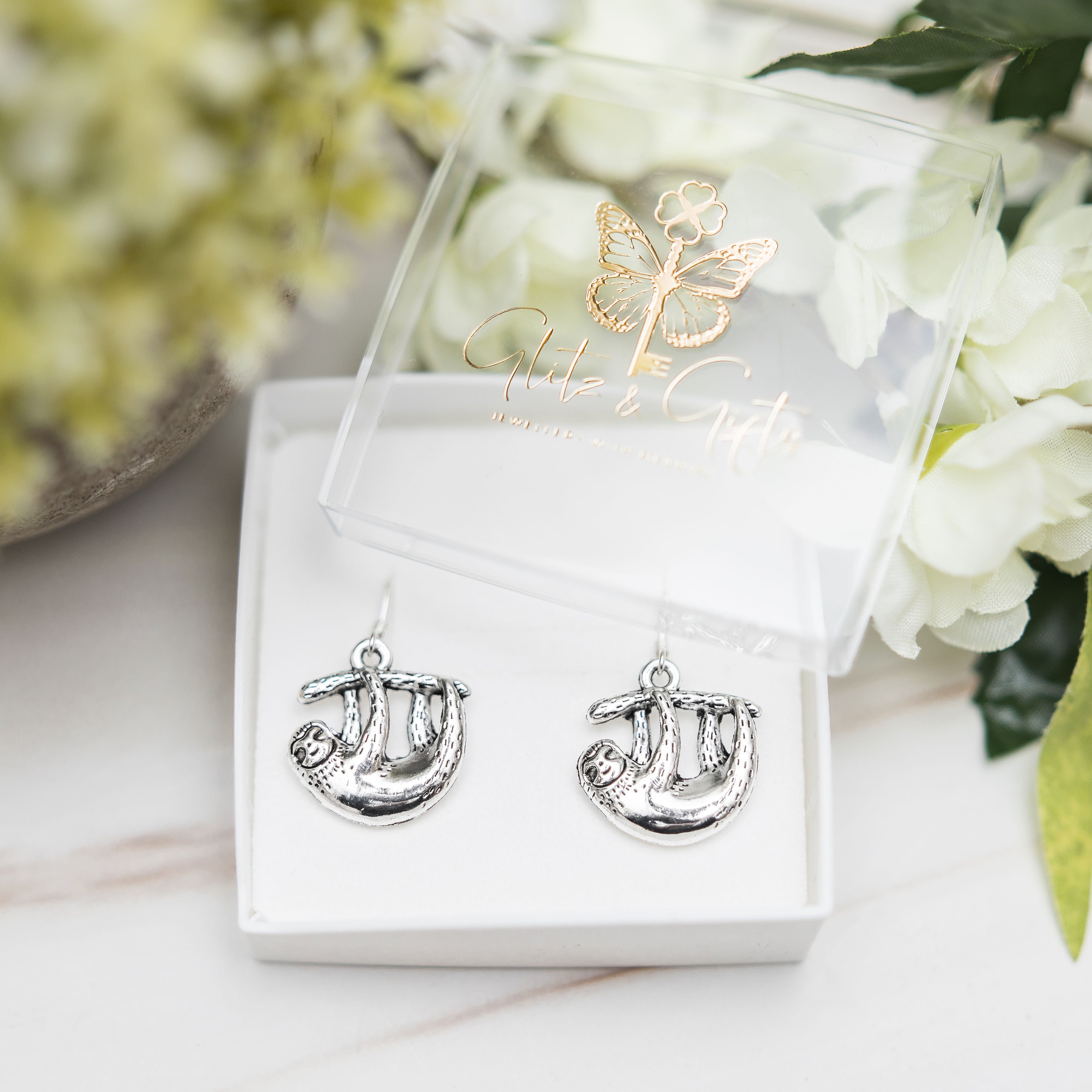 Sloth Charm Earrings