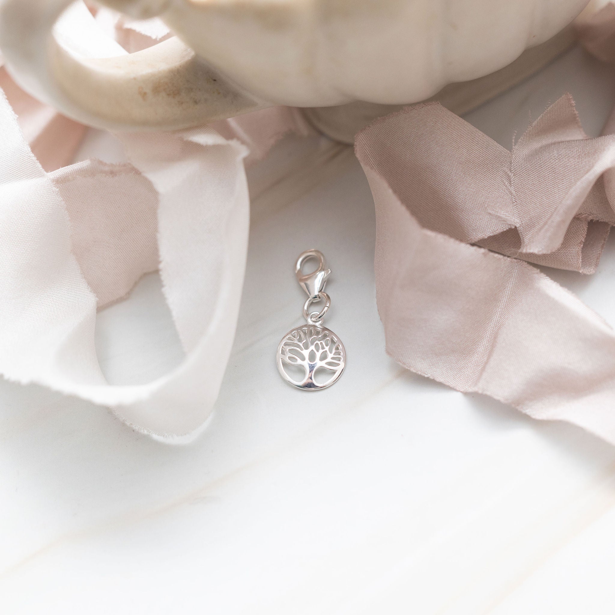Sterling Silver Tree Clip Charm