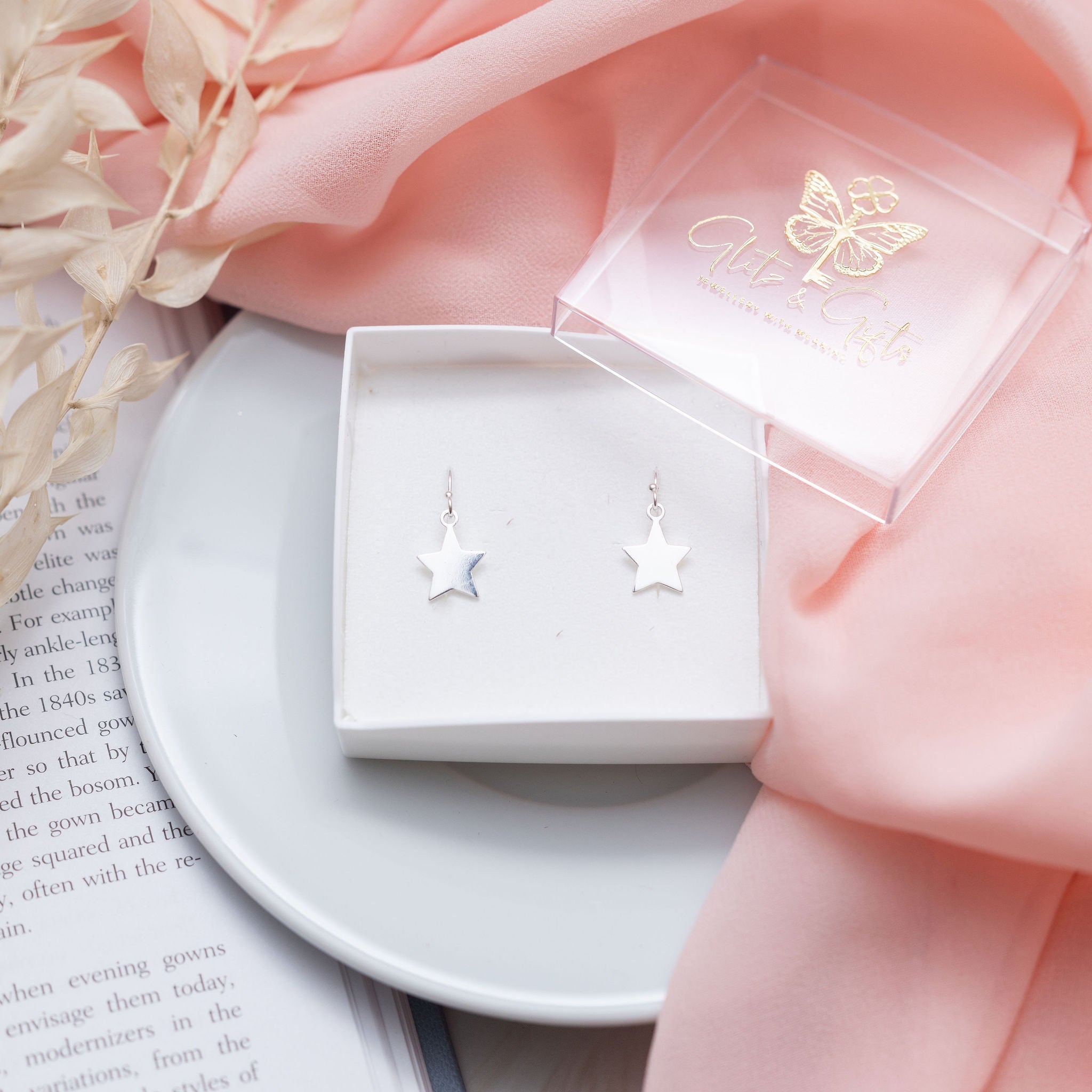 Sterling Silver Star Earrings