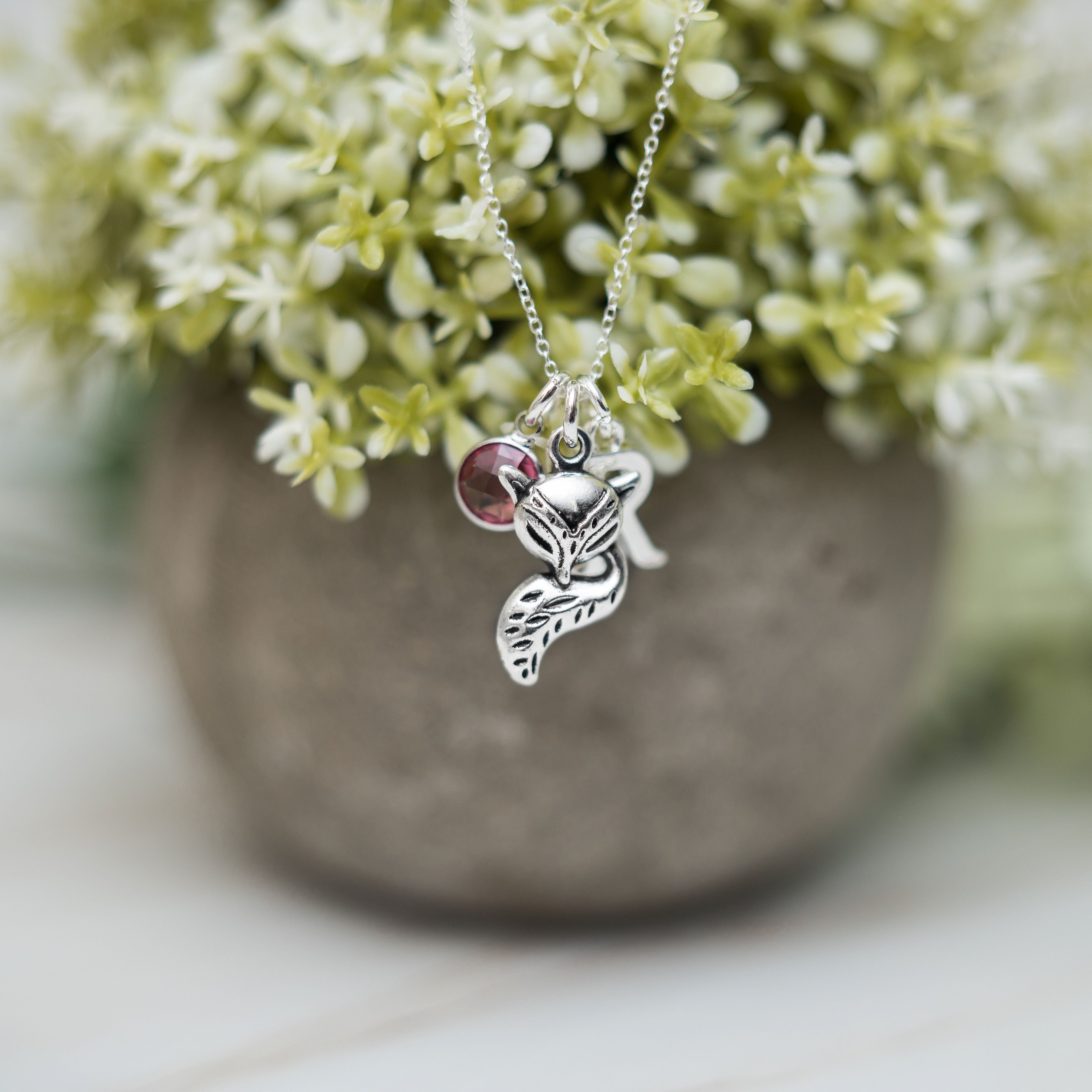 Personalised Fox Necklace