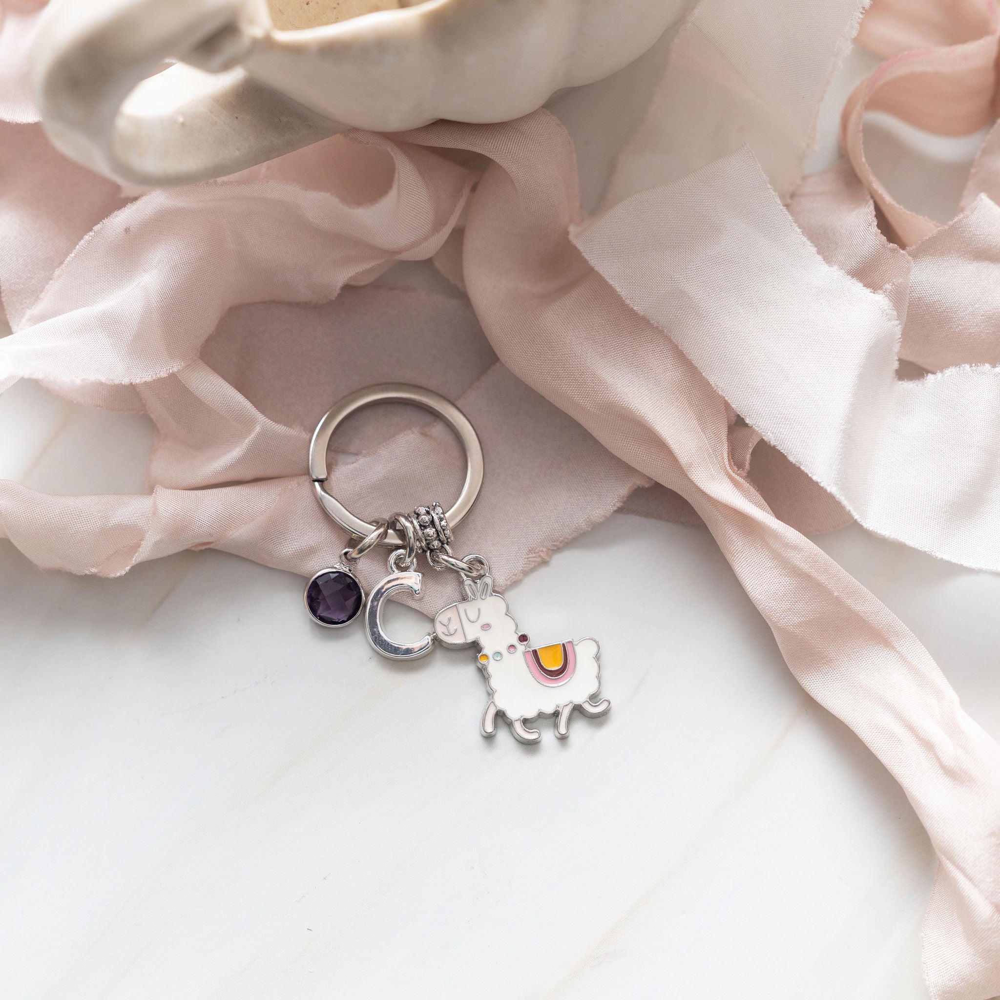 Personalised Llama Keyring