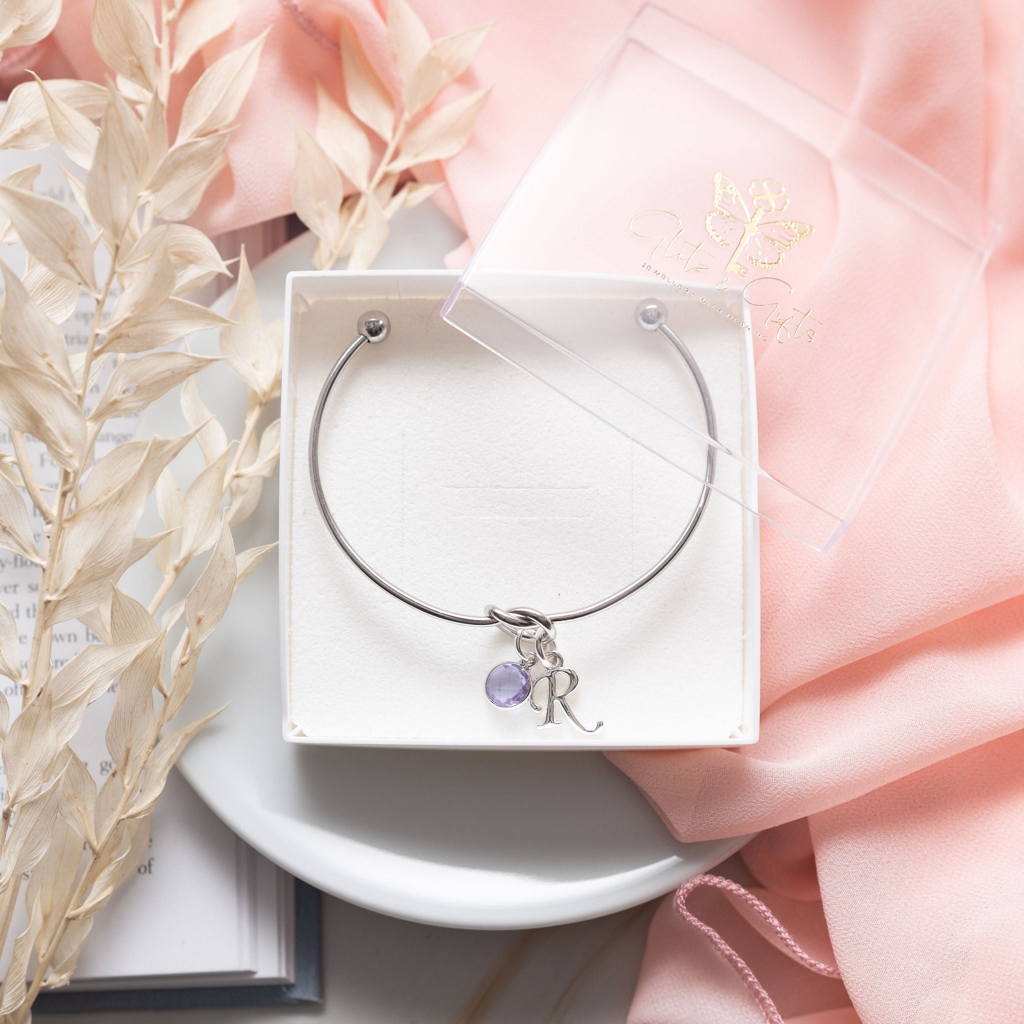 Personalised Knot Bangle