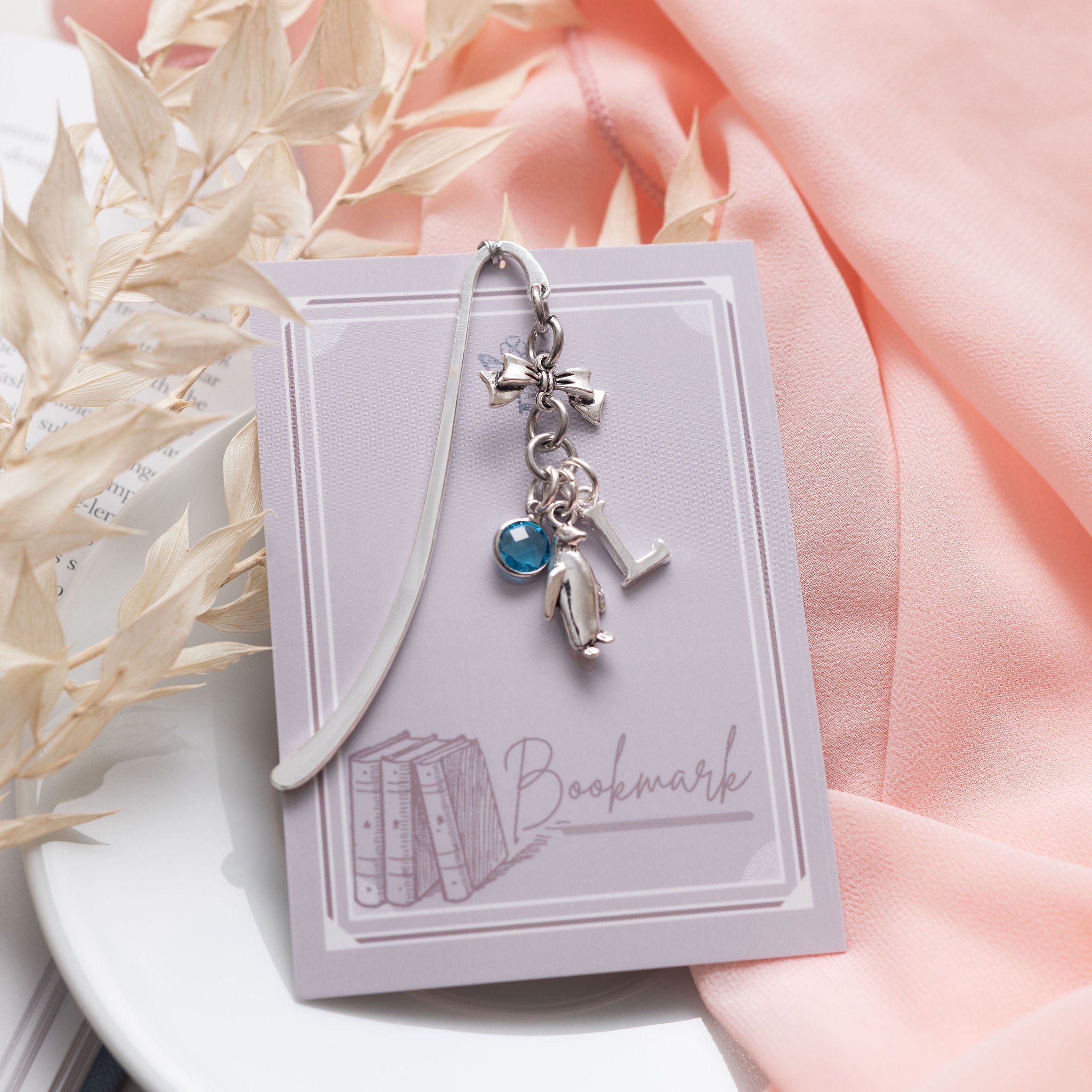 Personalised Penguin Bookmark