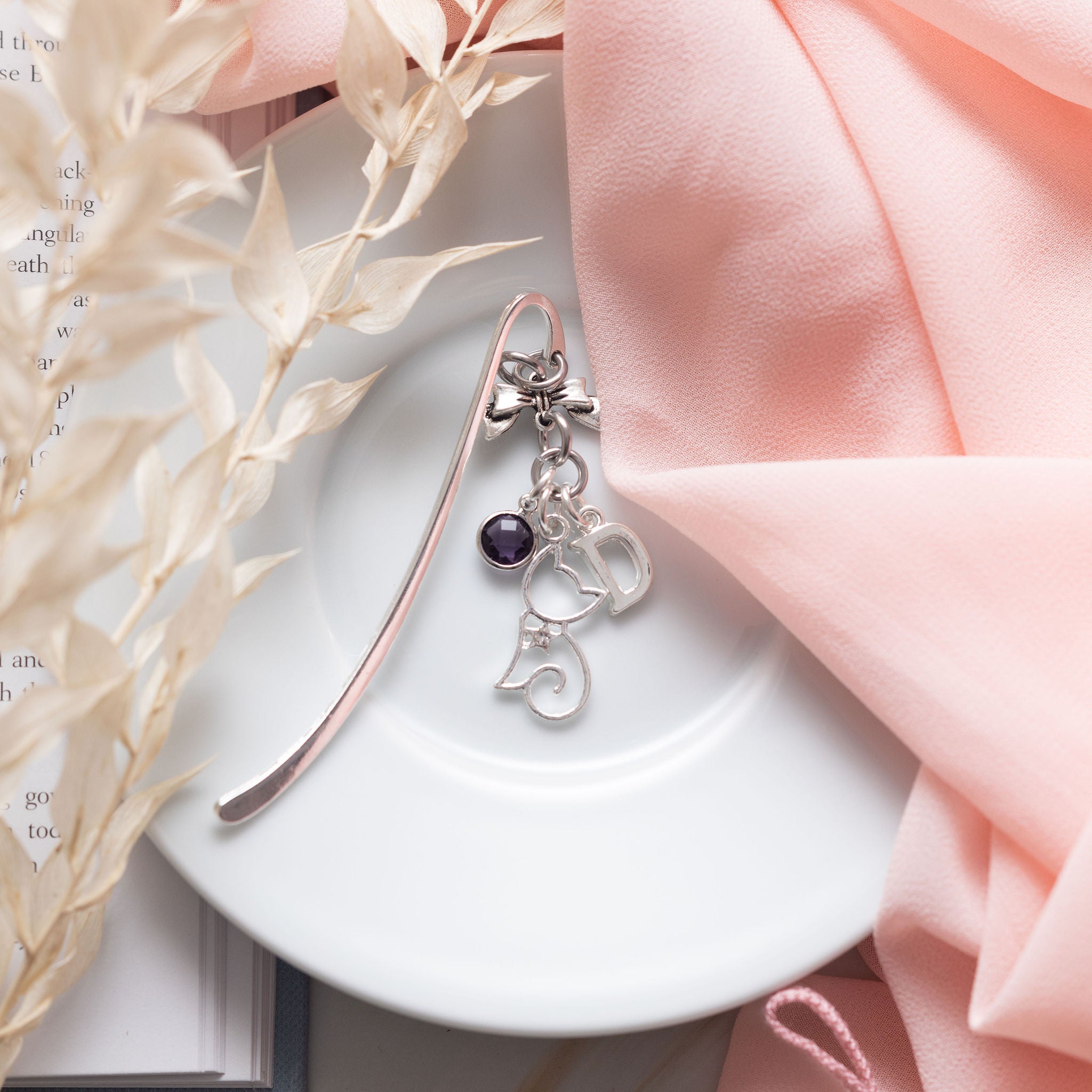 Personalised Cat Bookmark