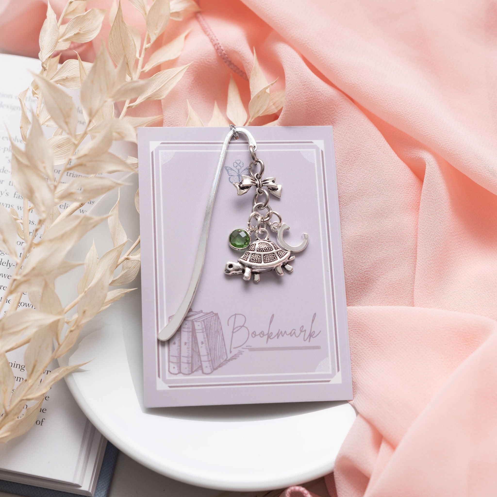 Personalised Tortoise Bookmark